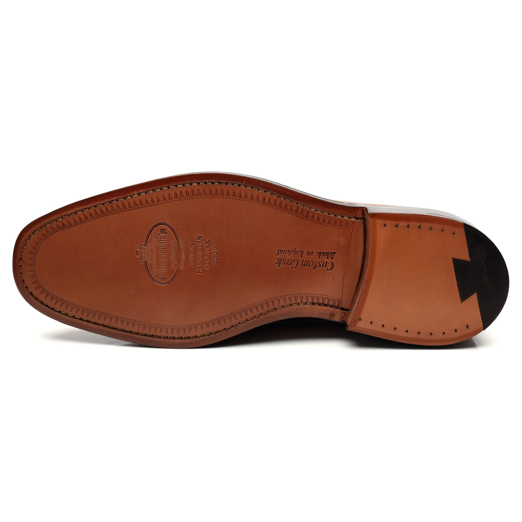 'Grafton' Brown Leather Derby Brogues UK 9 G - Image 10