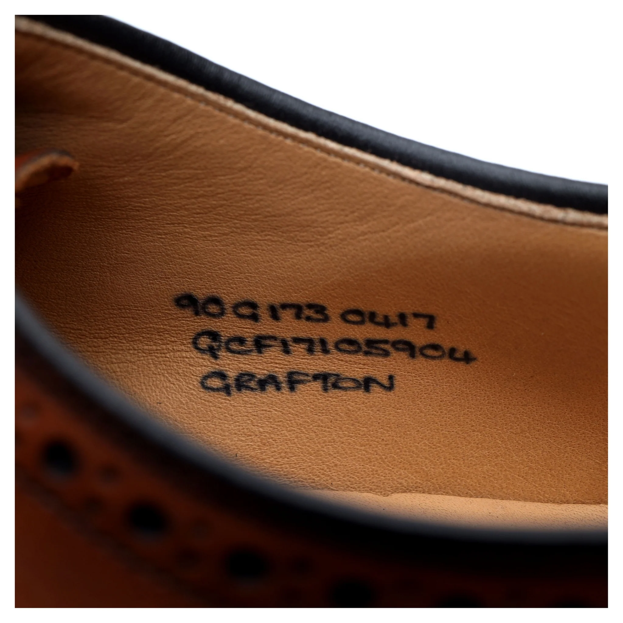 'Grafton' Brown Leather Derby Brogues UK 9 G - Image 13