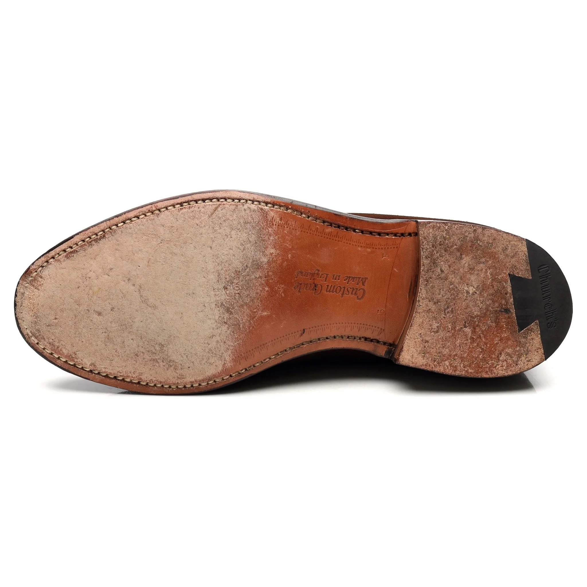 'Keats 450' Brown Suede Tassel Loafers UK 6.5 F - Image 10