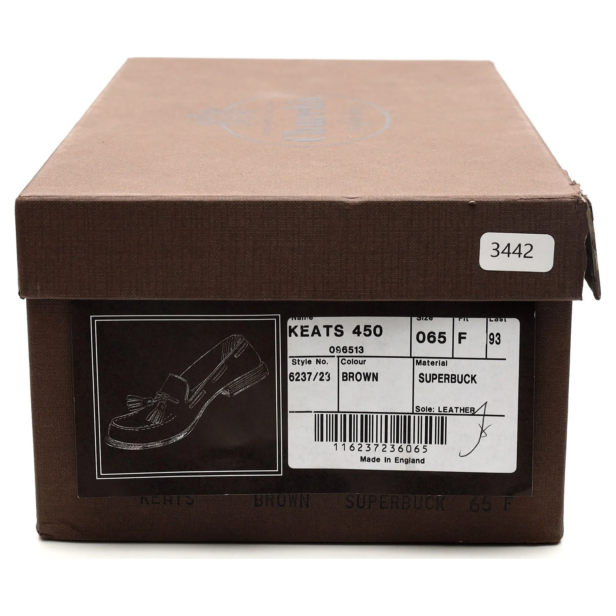 'Keats 450' Brown Suede Tassel Loafers UK 6.5 F - Image 14