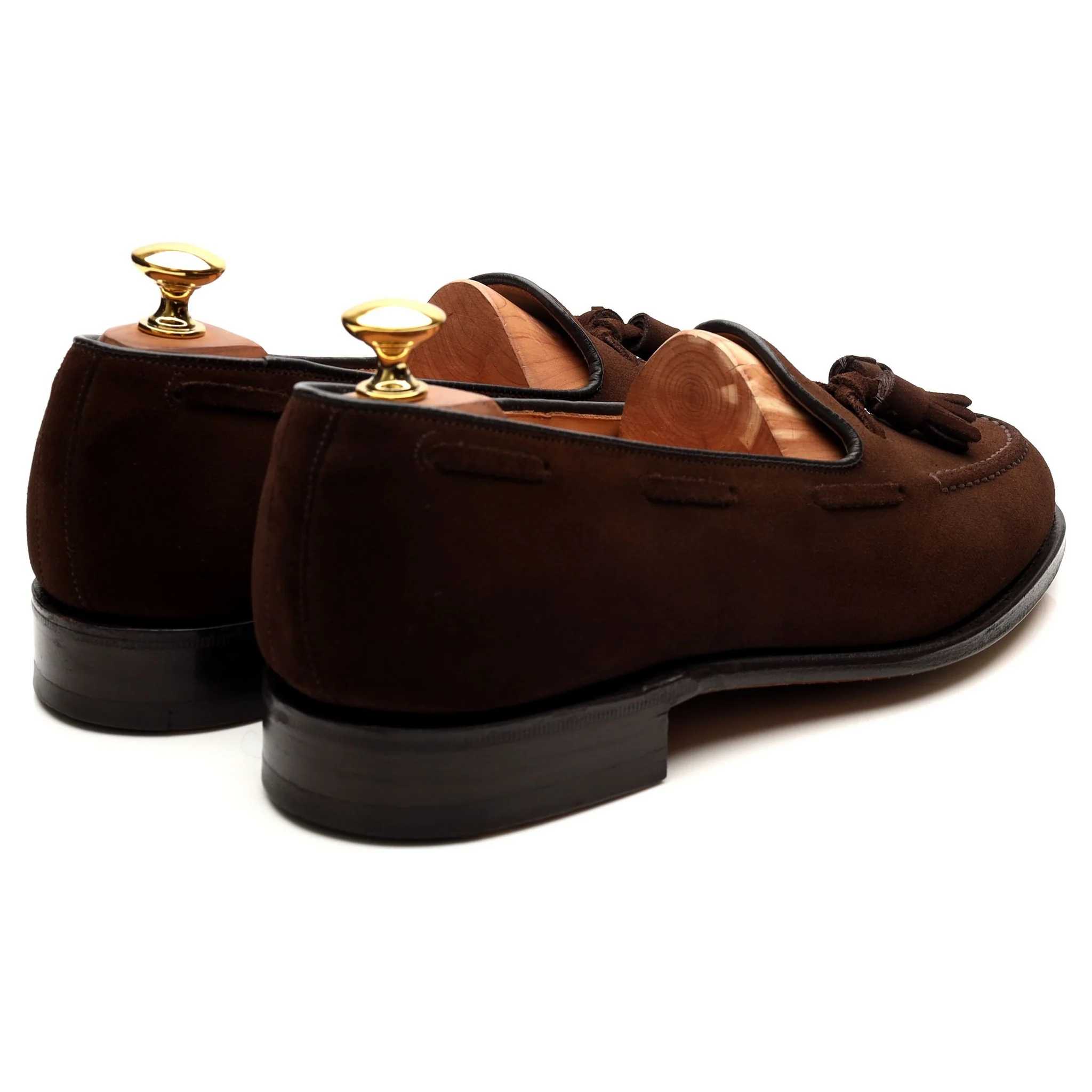 'Keats 450' Brown Suede Tassel Loafers UK 6.5 F - Image 5