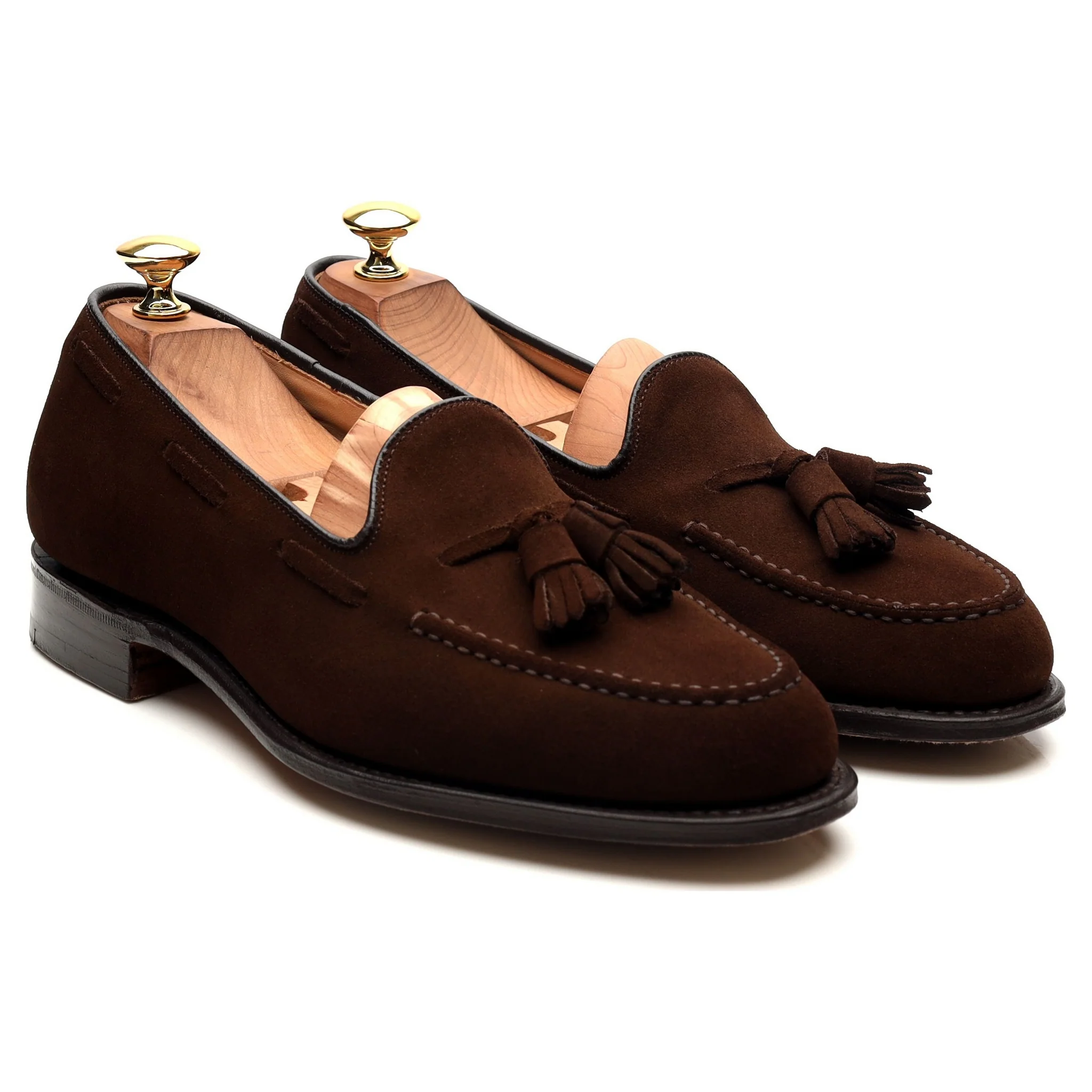 'Keats 450' Brown Suede Tassel Loafers UK 6.5 F - Image 7