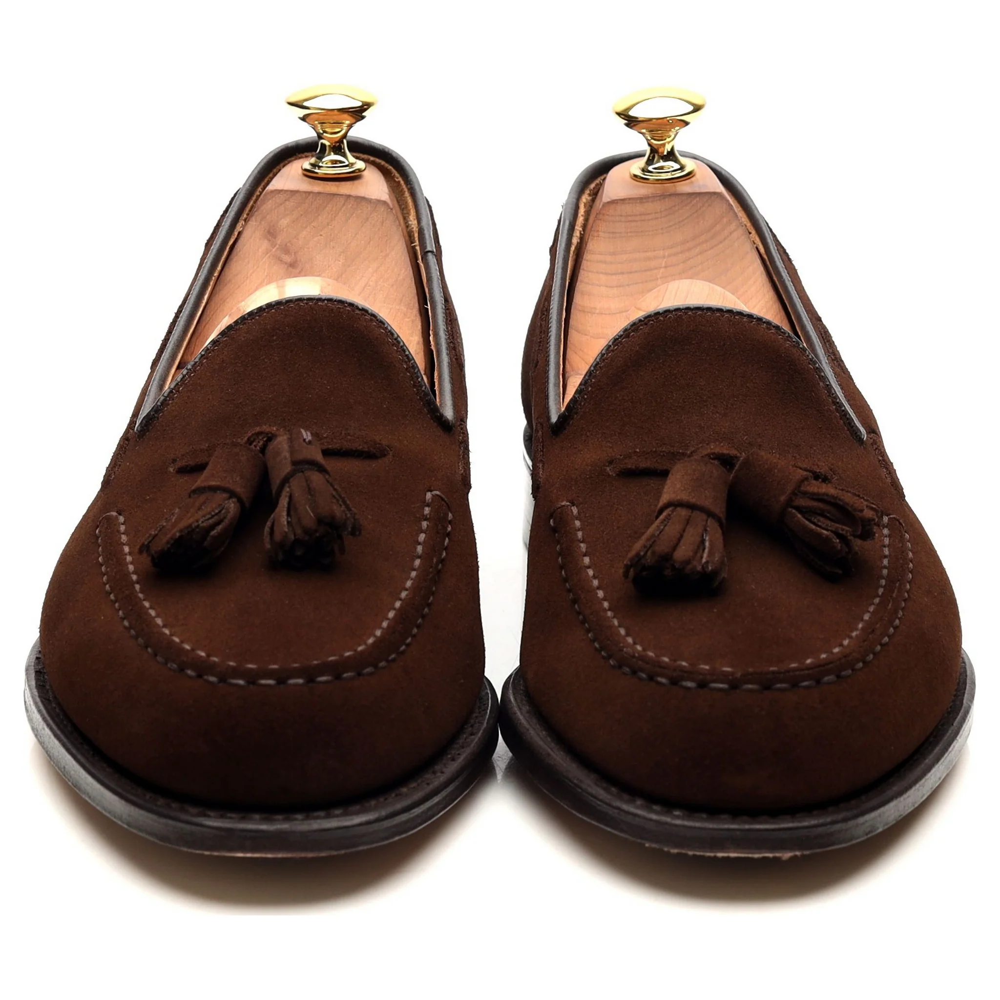 'Keats 450' Brown Suede Tassel Loafers UK 6.5 F - Image 8