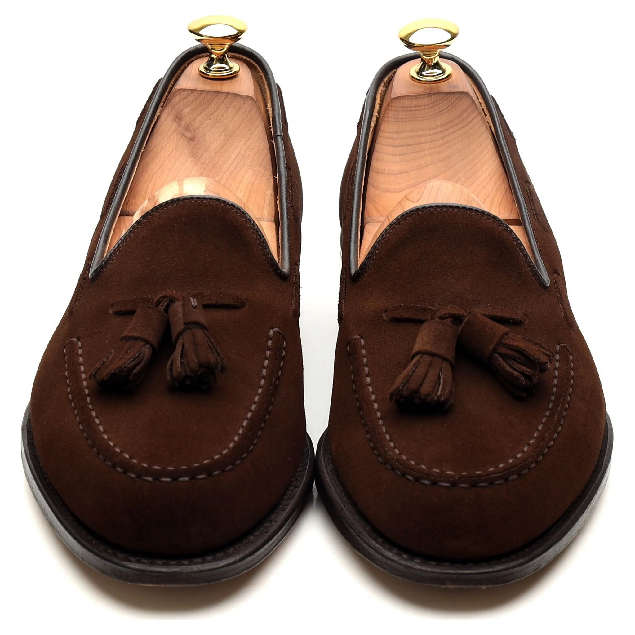'Keats 450' Brown Suede Tassel Loafers UK 6.5 F - Image 9