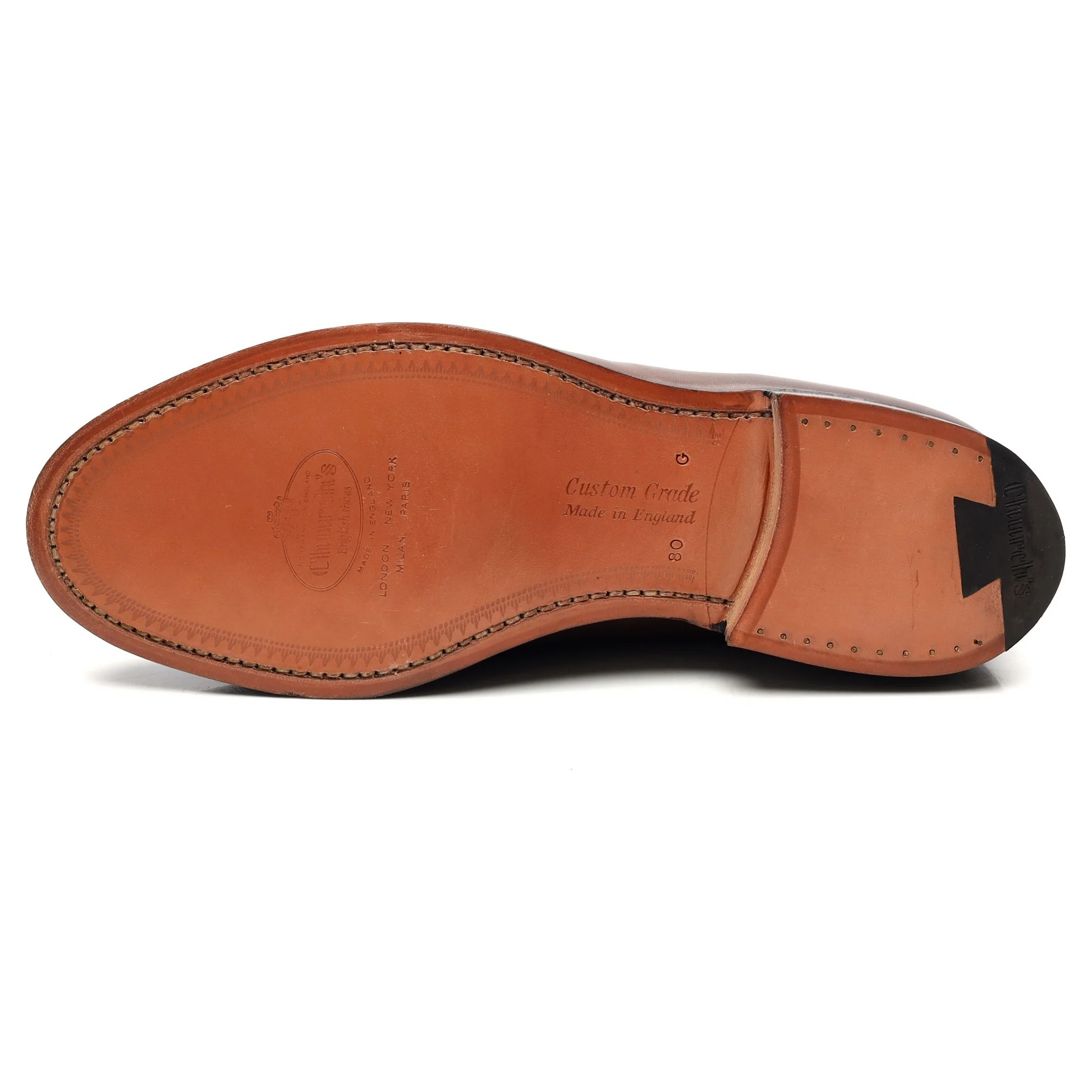 'Keats II' Dark Brown Leather Tassel Loafers UK 8 G - Image 10