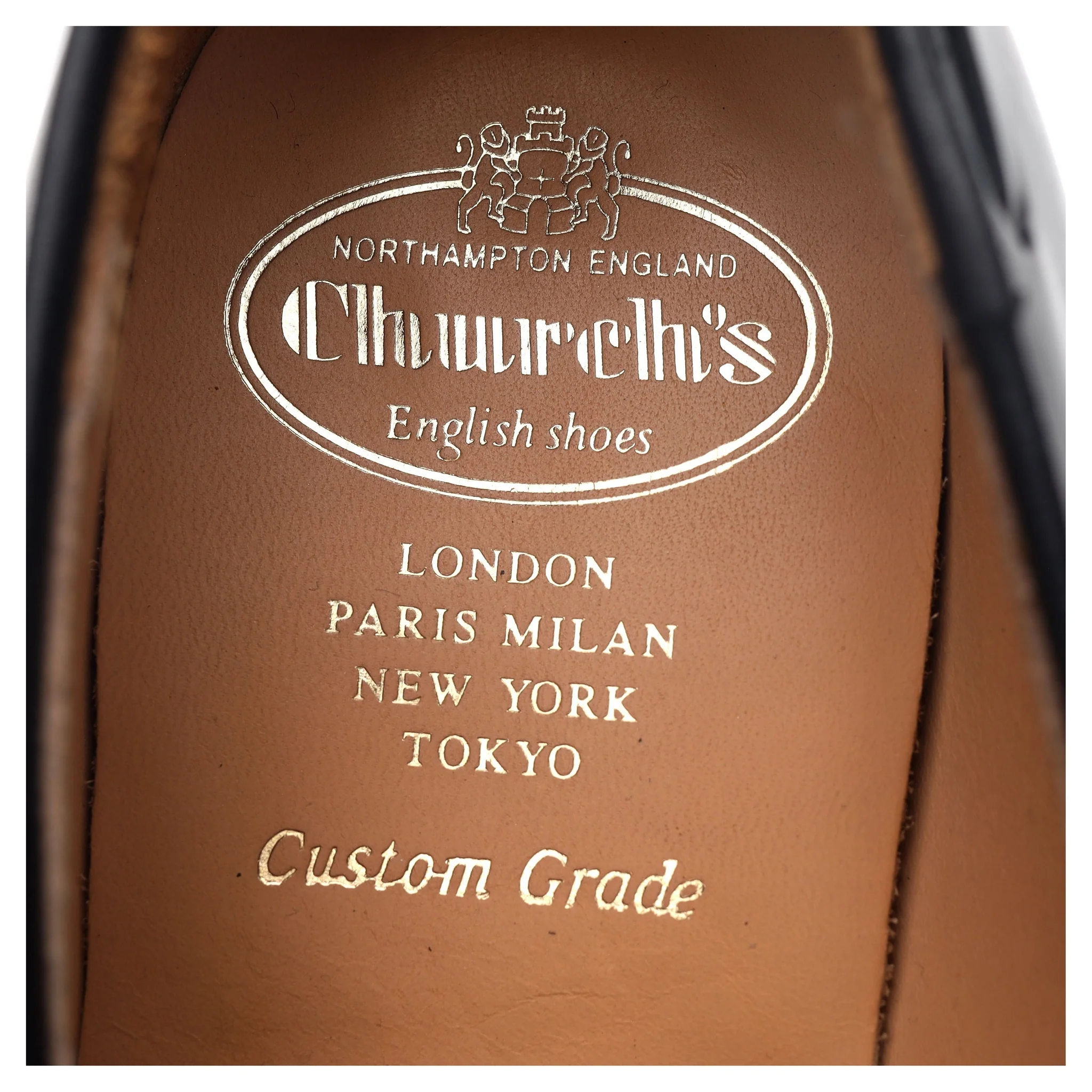 'Keats II' Black Leather Tassel Loafers UK 9 G - Image 12