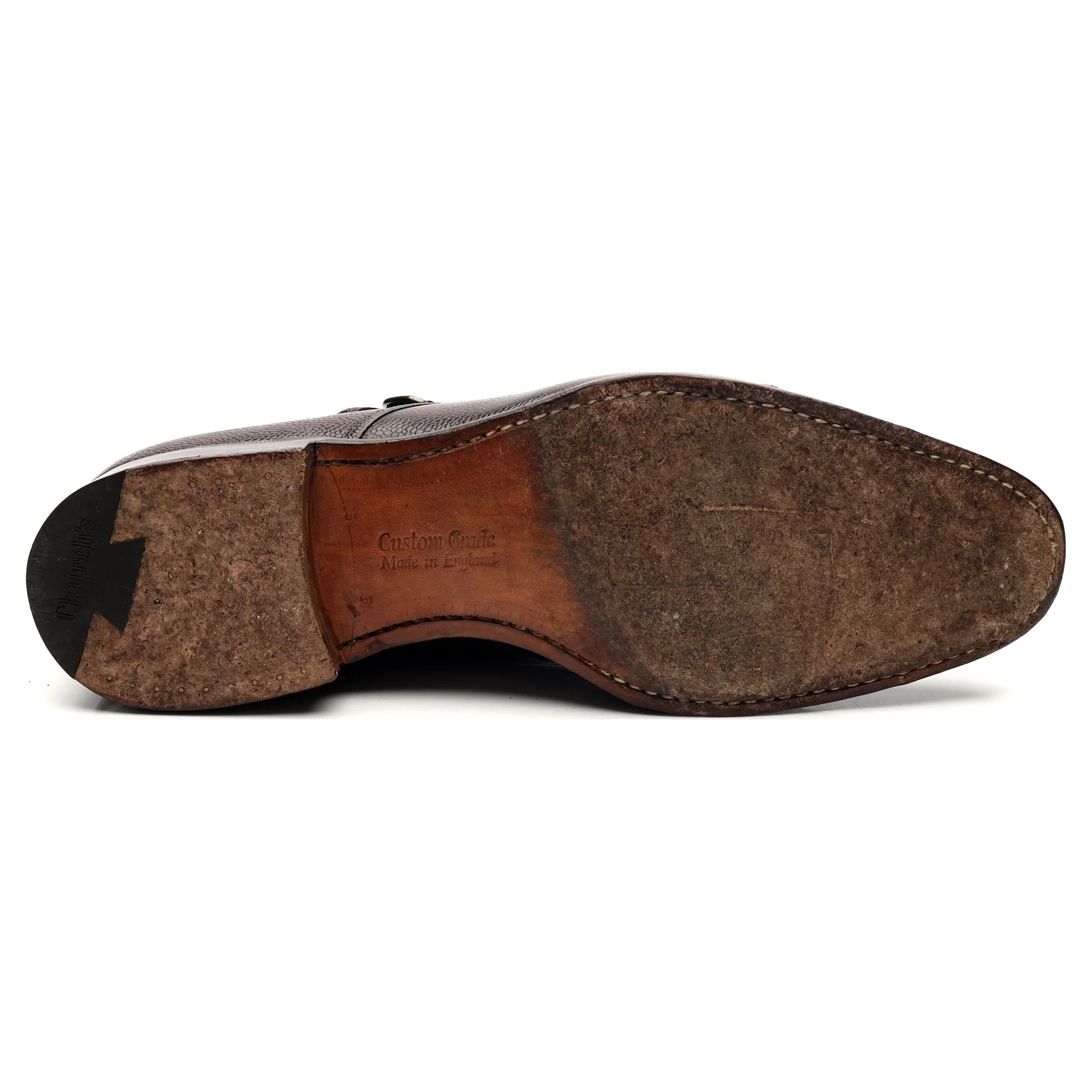 'Ledstone' Dark Brown Leather Double Monk Strap UK 8.5 F - Image 11