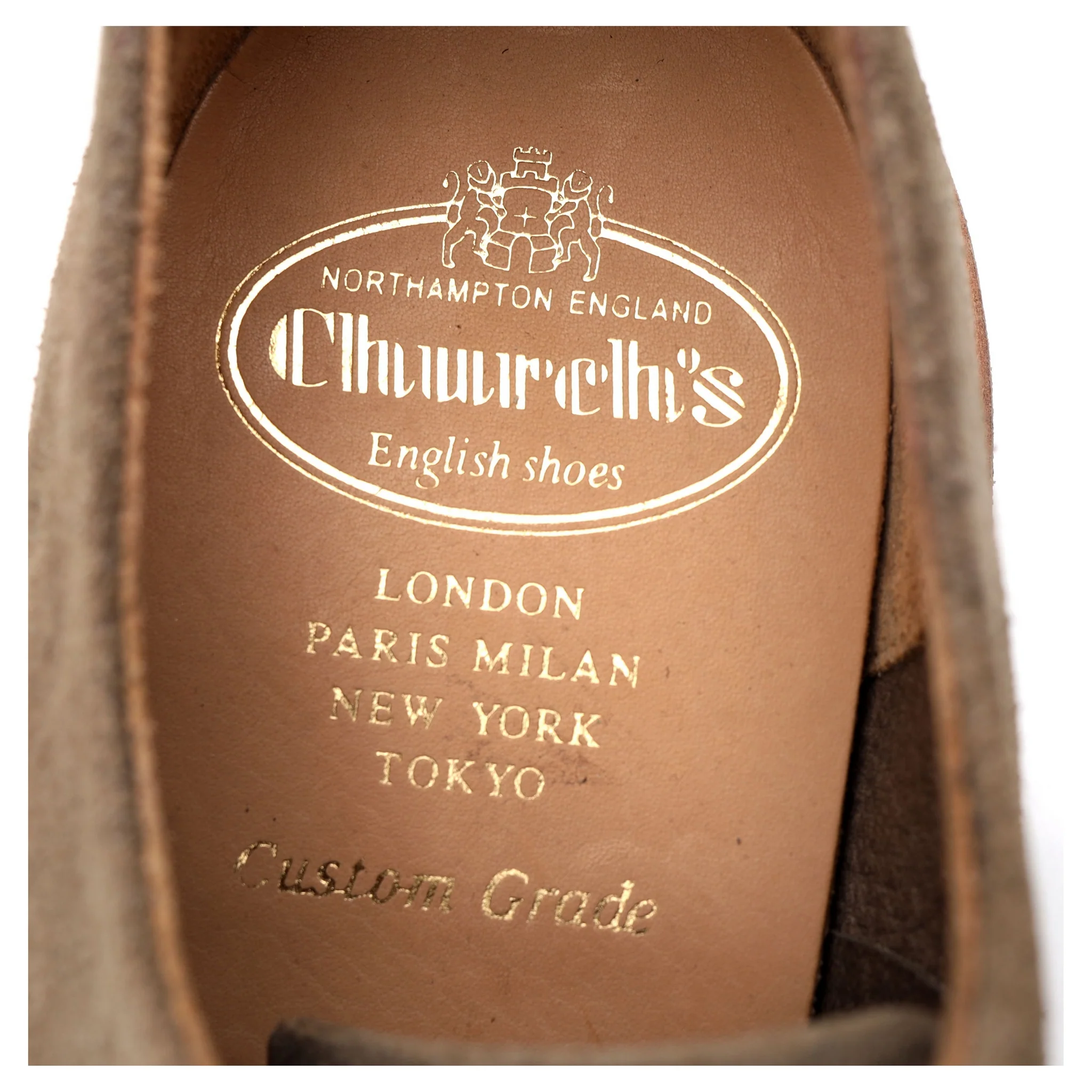 'Leyton 2' Stone Suede Derby UK 6.5 F - Image 12