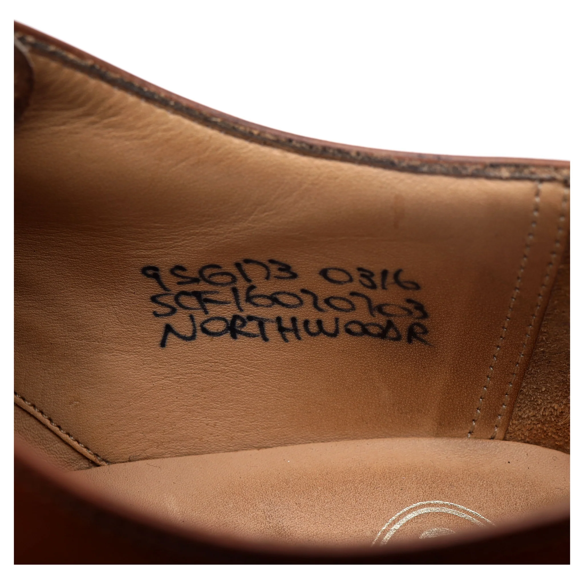 'Northwood' Brown Leather Split Toe Derby UK 9.5 G - Image 13