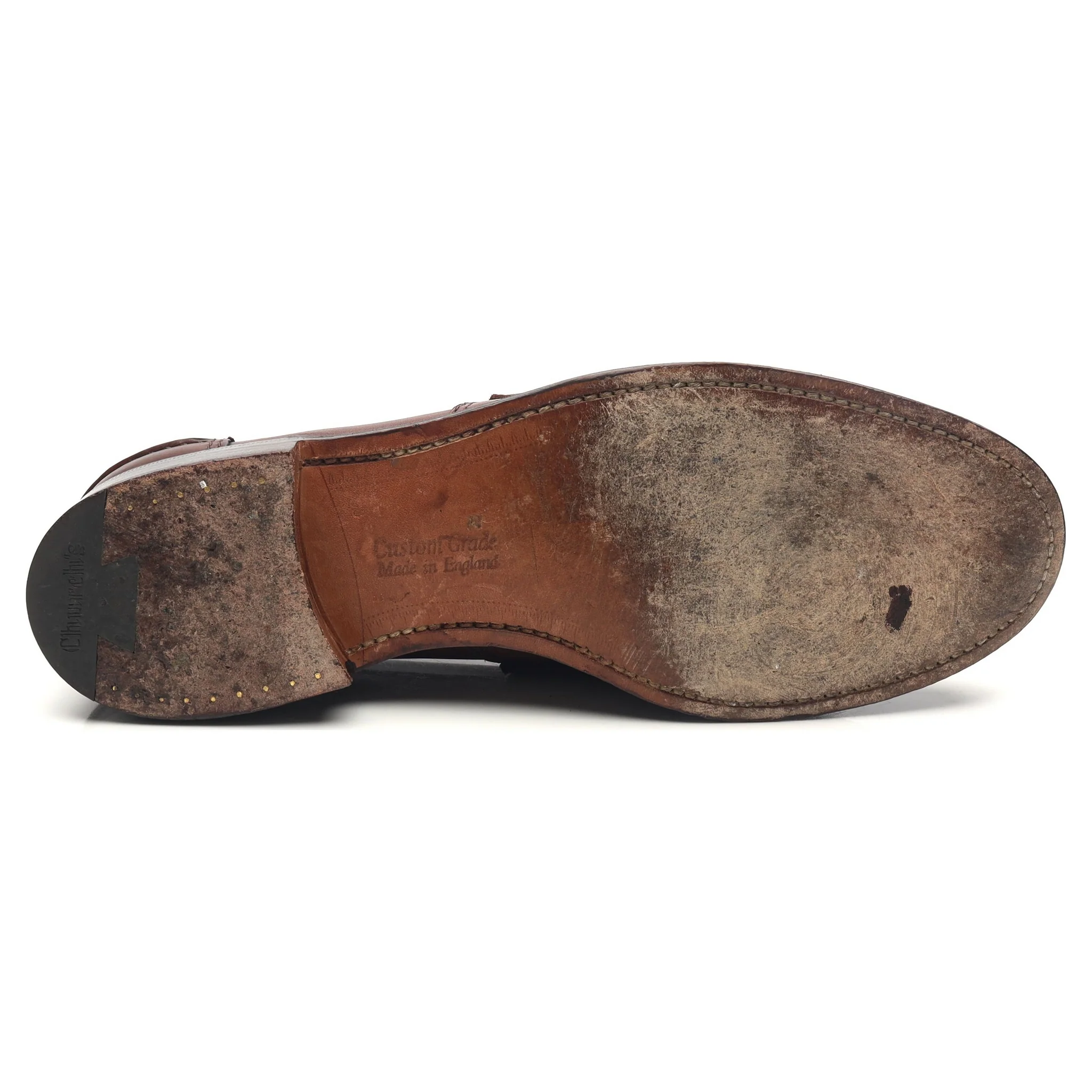 'Pembrey' Dark Brown Leather Loafers UK 9 G - Image 11