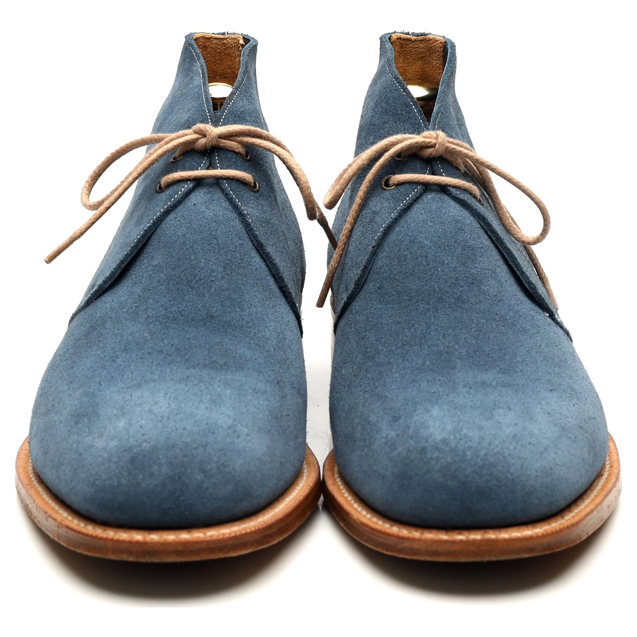 'Sahara' Blue Suede Chukka Boots UK 8.5 F - Image 8