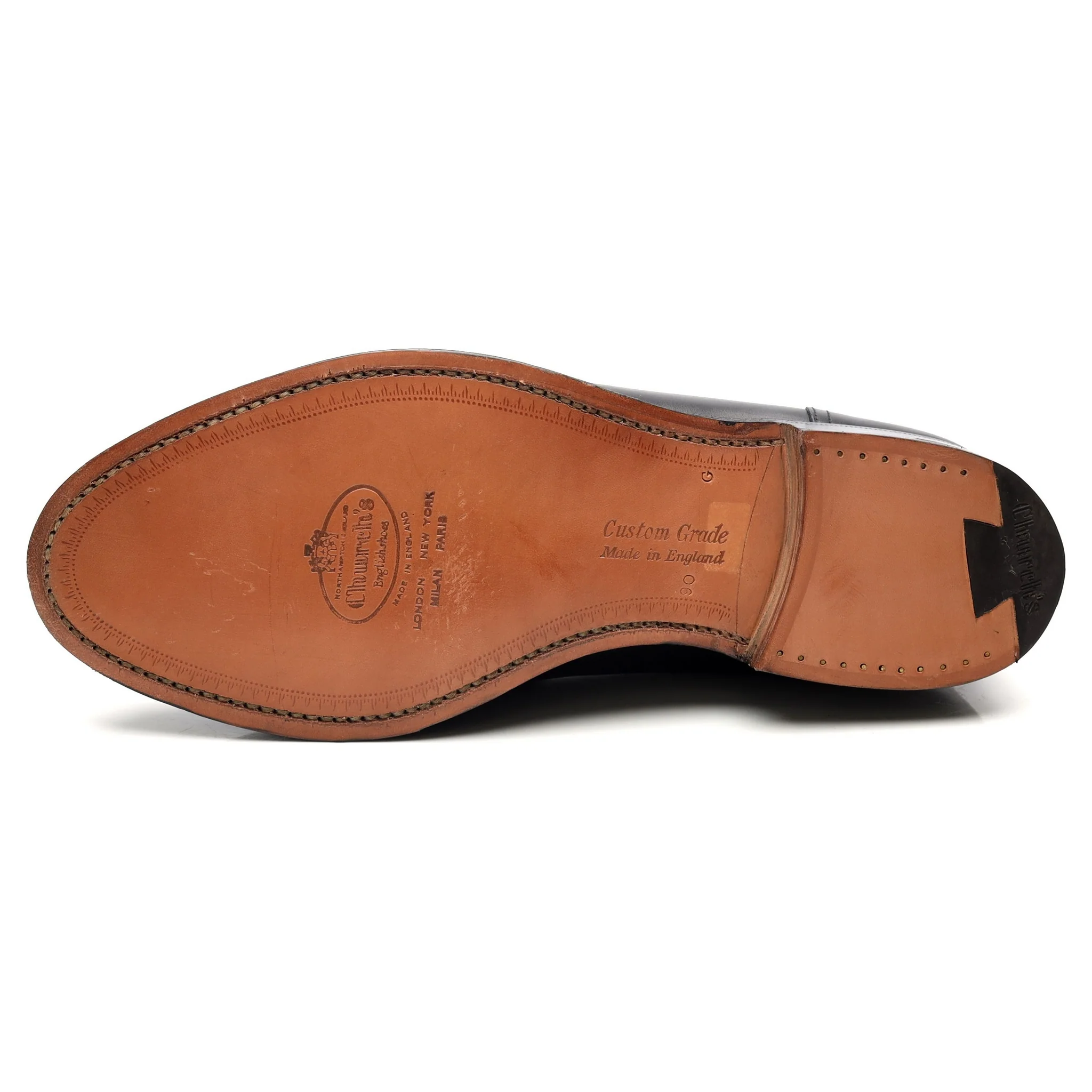 'Salisbury' Black Leather Loafers UK 9 G - Image 10