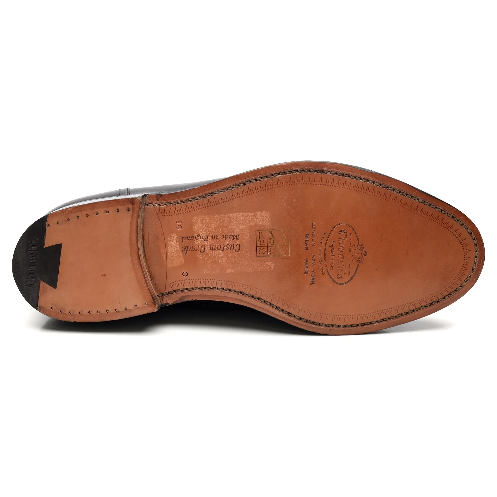 'Salisbury' Black Leather Loafers UK 9 G - Image 11