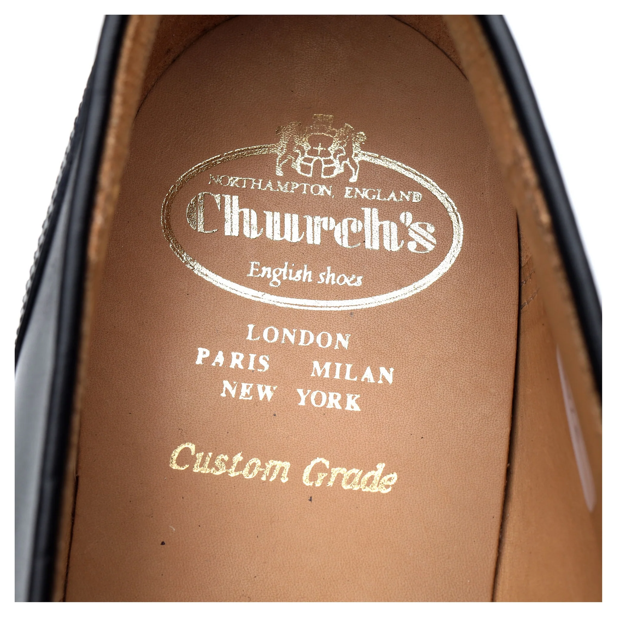 'Salisbury' Black Leather Loafers UK 9 G - Image 12