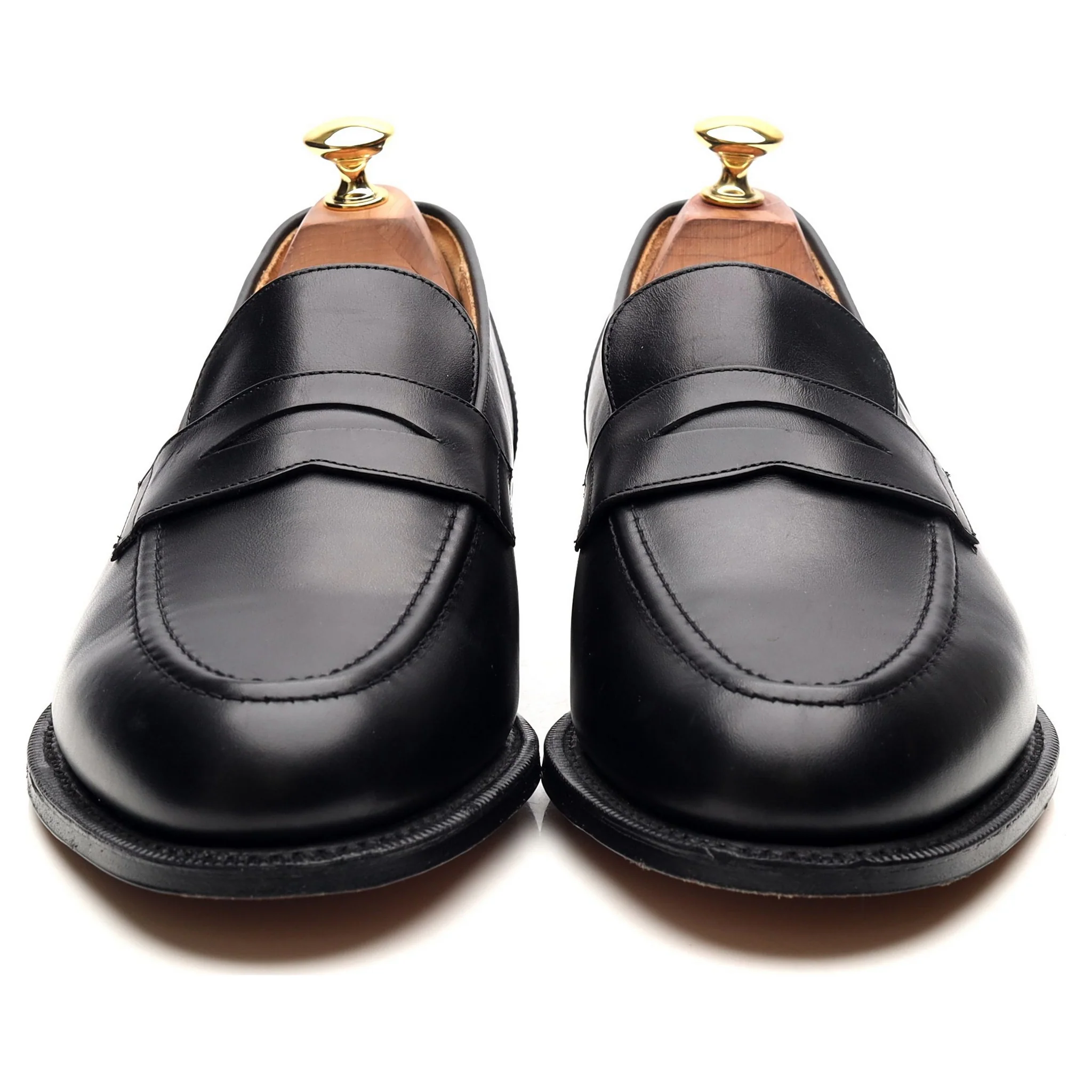 'Salisbury' Black Leather Loafers UK 9 G - Image 8