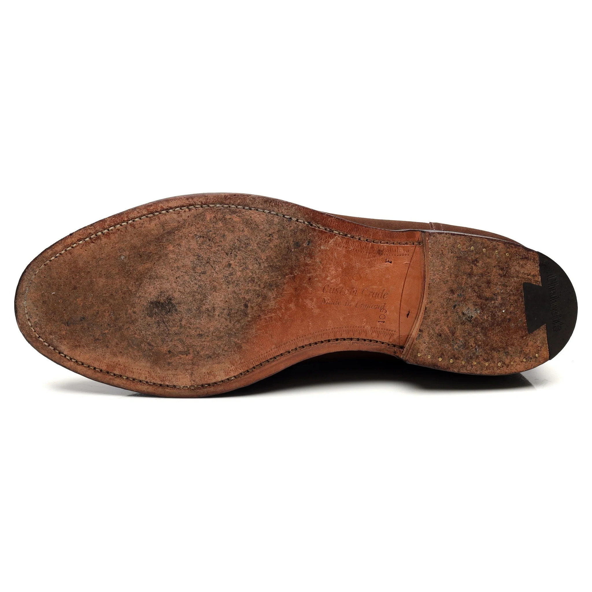 'Salisbury' Brown Suede Loafers UK 10.5 F - Image 10