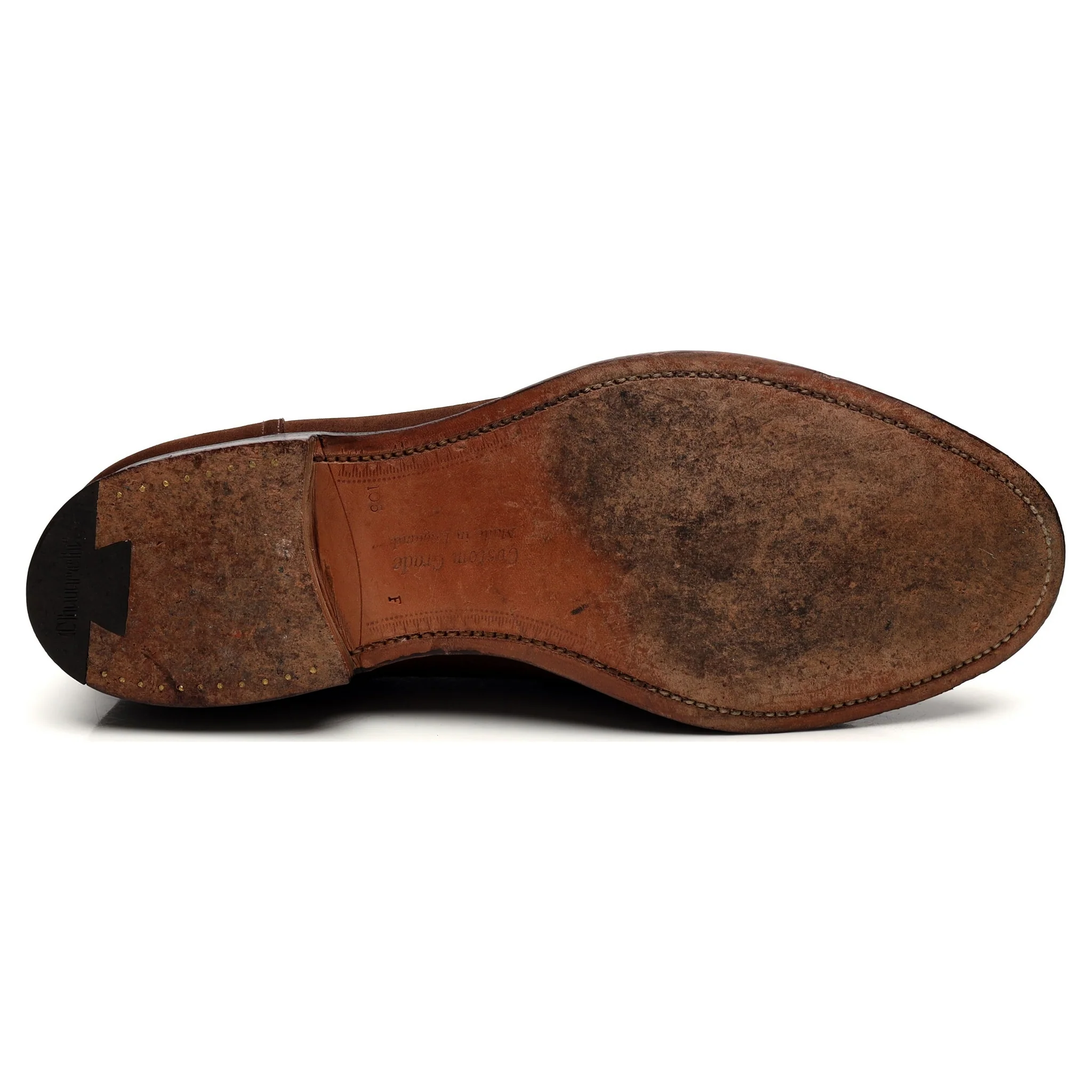 'Salisbury' Brown Suede Loafers UK 10.5 F - Image 11