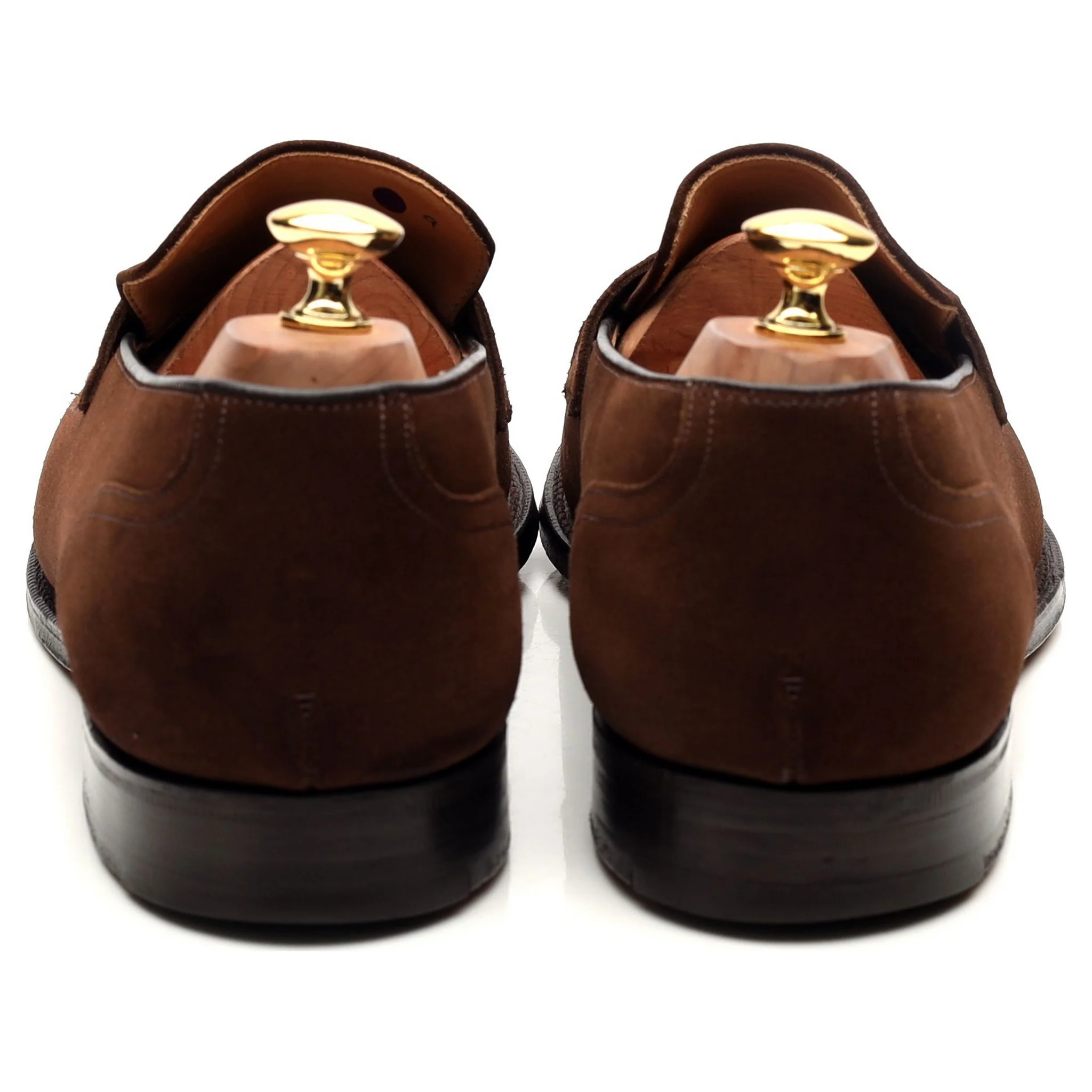 'Salisbury' Brown Suede Loafers UK 10.5 F - Image 4