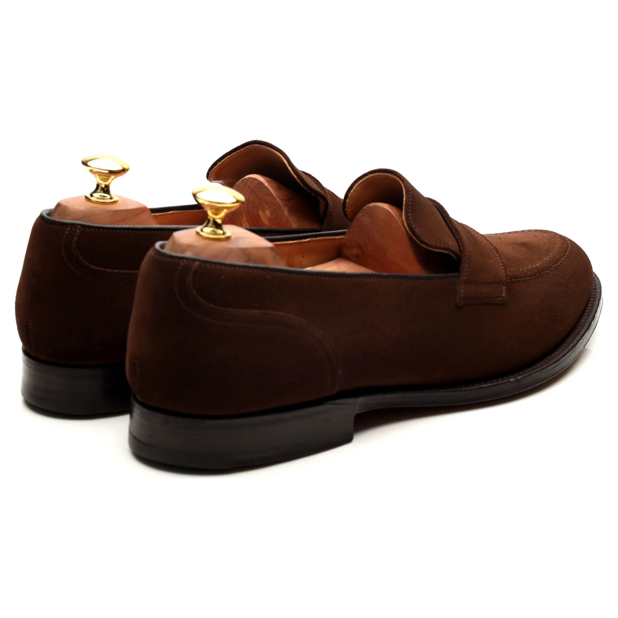 'Salisbury' Brown Suede Loafers UK 10.5 F - Image 5