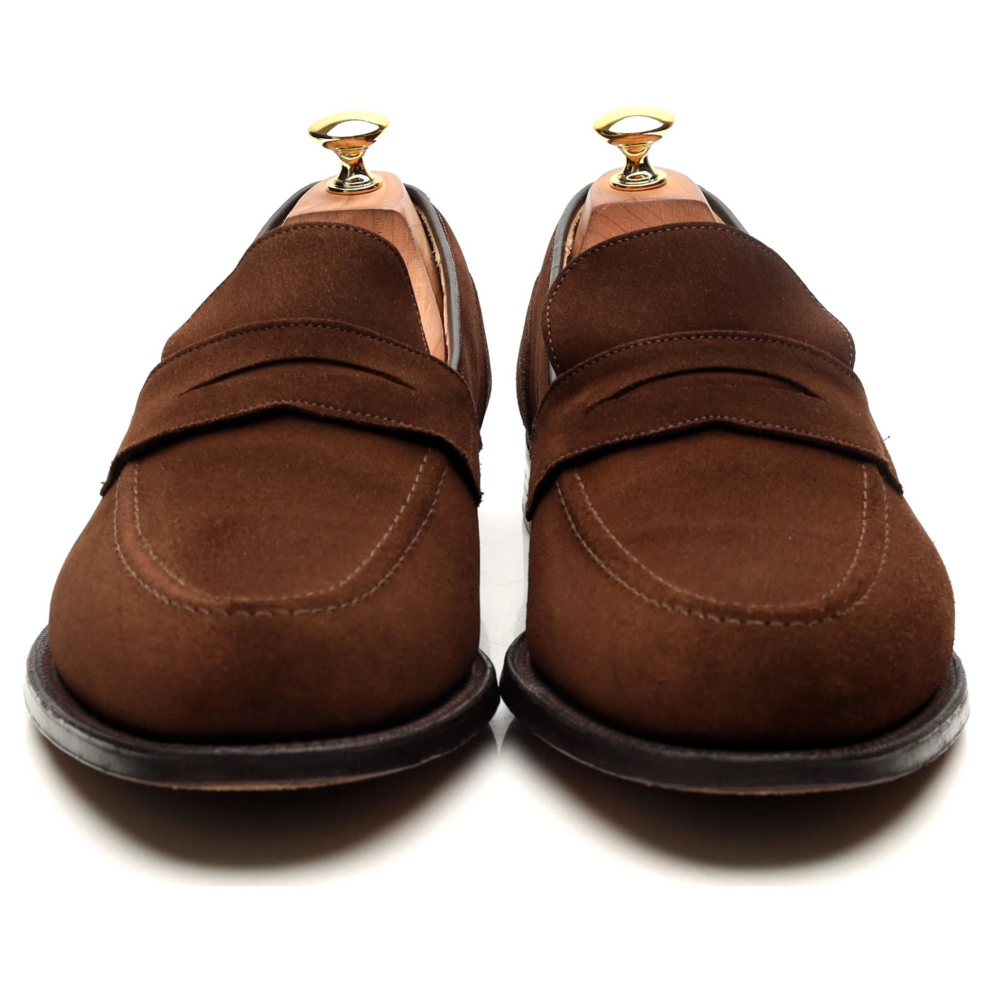 'Salisbury' Brown Suede Loafers UK 10.5 F - Image 8