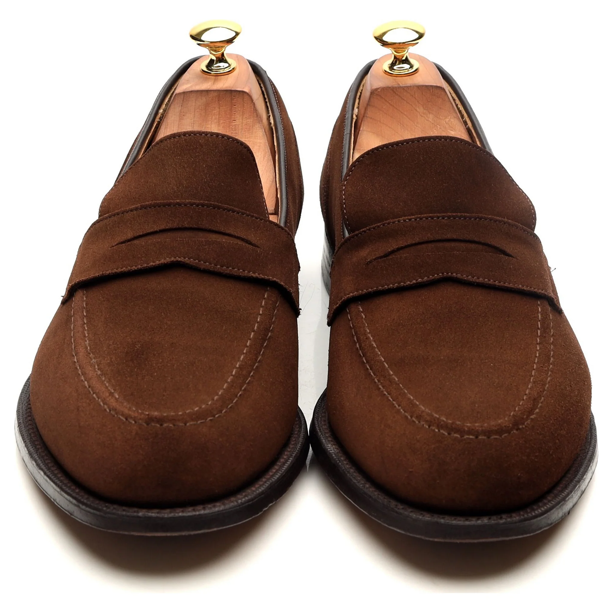 'Salisbury' Brown Suede Loafers UK 10.5 F - Image 9