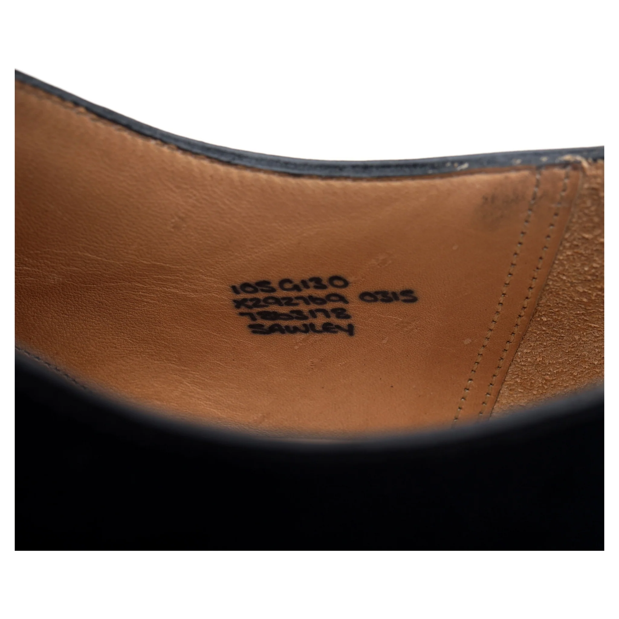 'Sawley' Black Leather Derby UK 10.5 G - Image 13