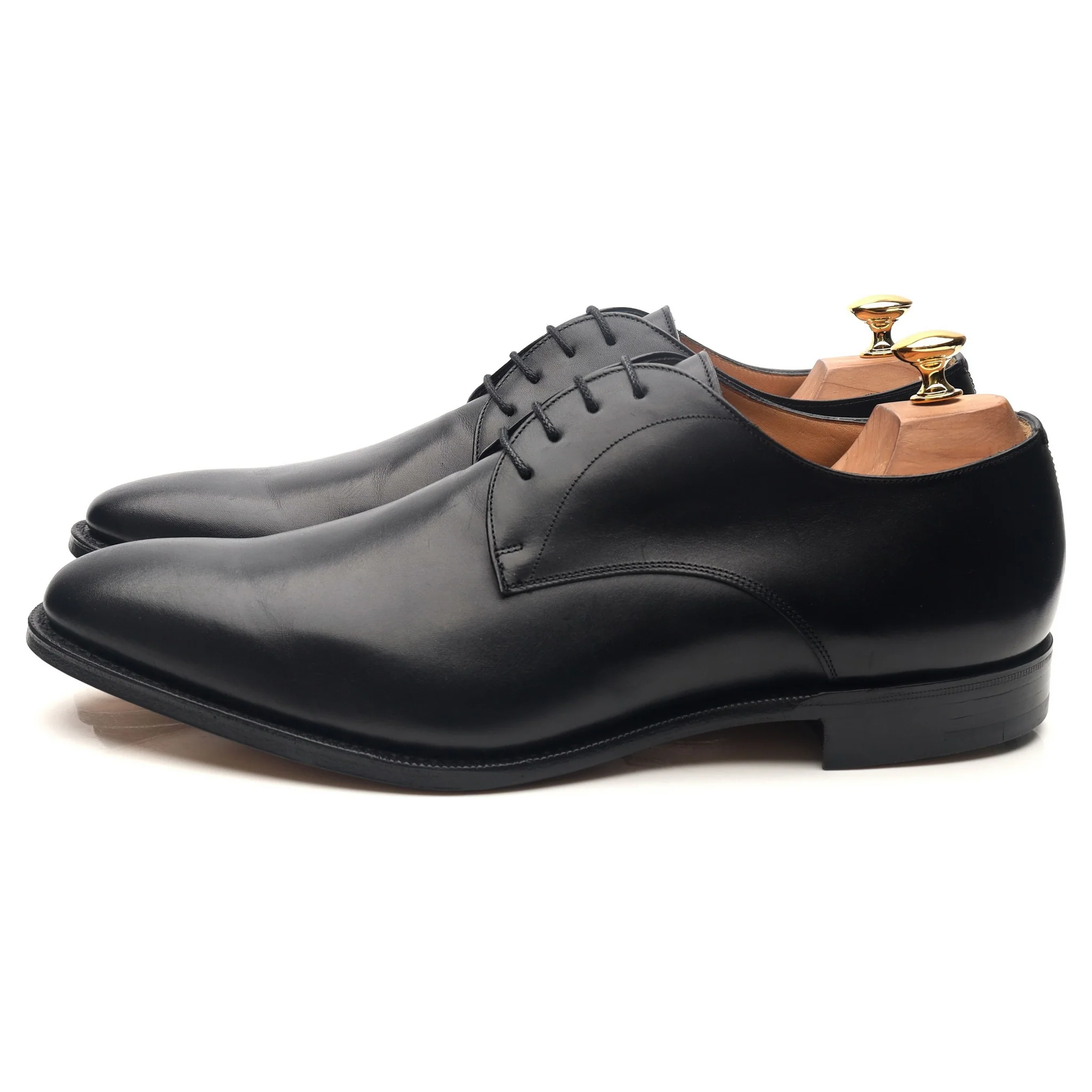 'Sawley' Black Leather Derby UK 10.5 G - Image 2