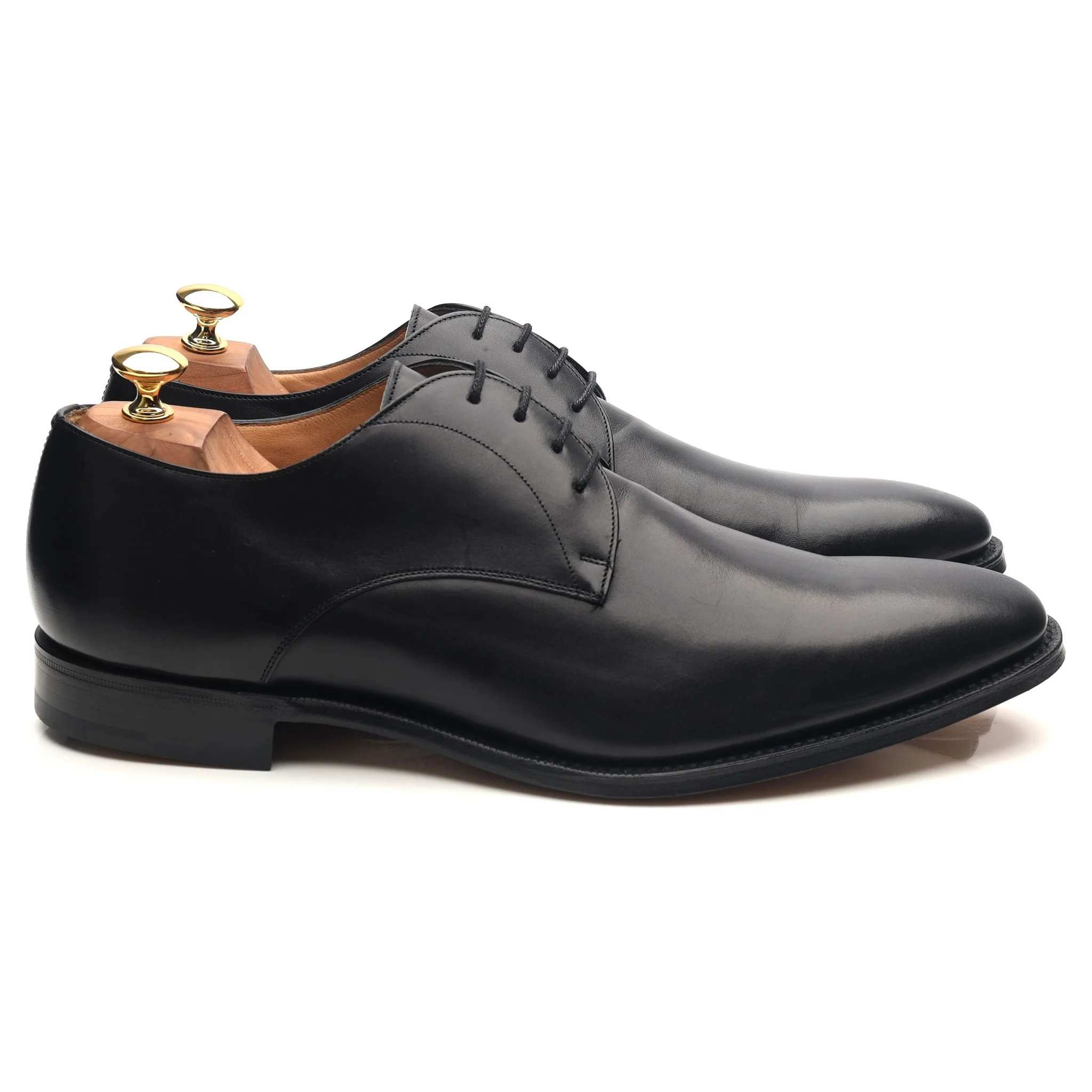 'Sawley' Black Leather Derby UK 10.5 G - Image 6
