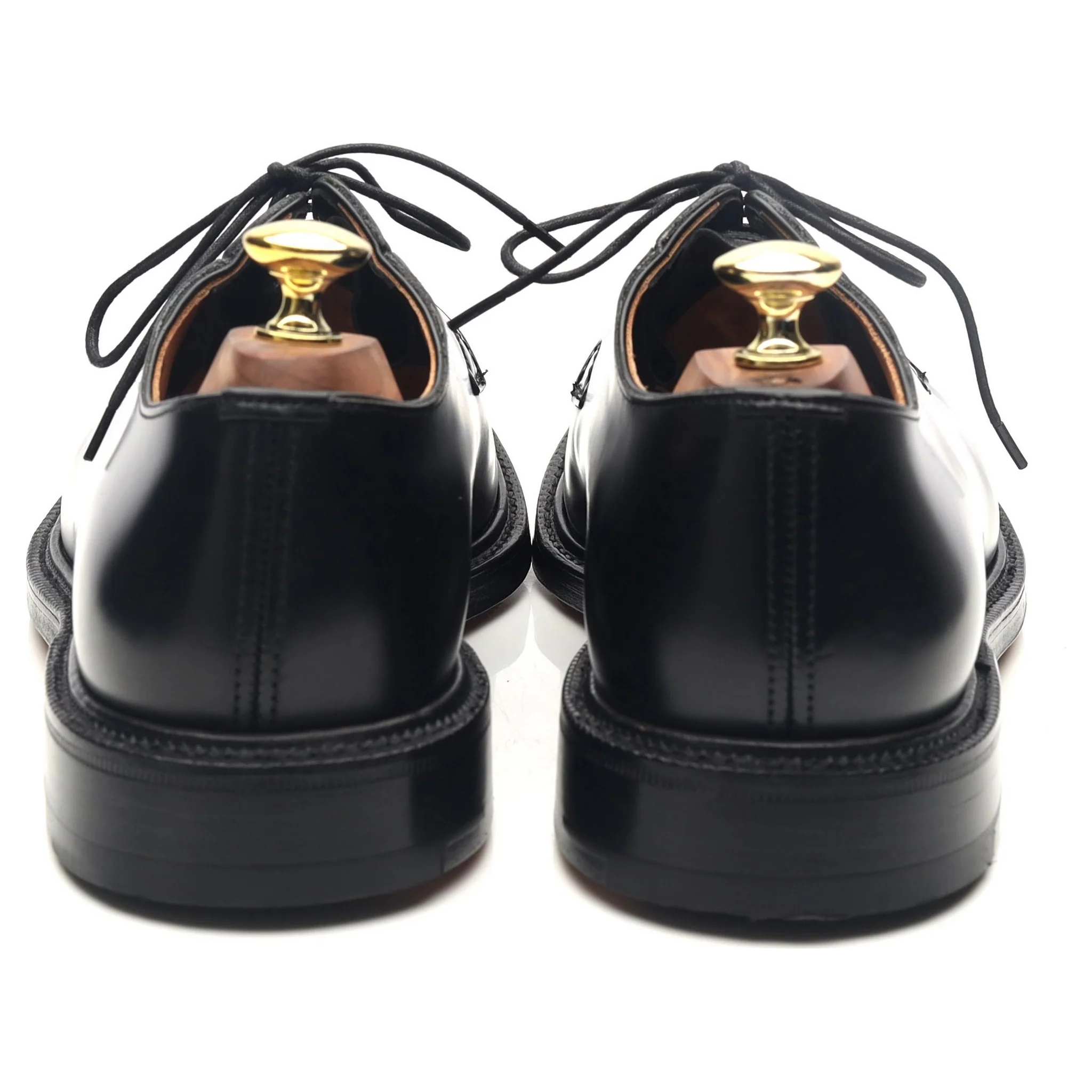 'Shannon' Black Leather Derby UK 8 F - Image 4