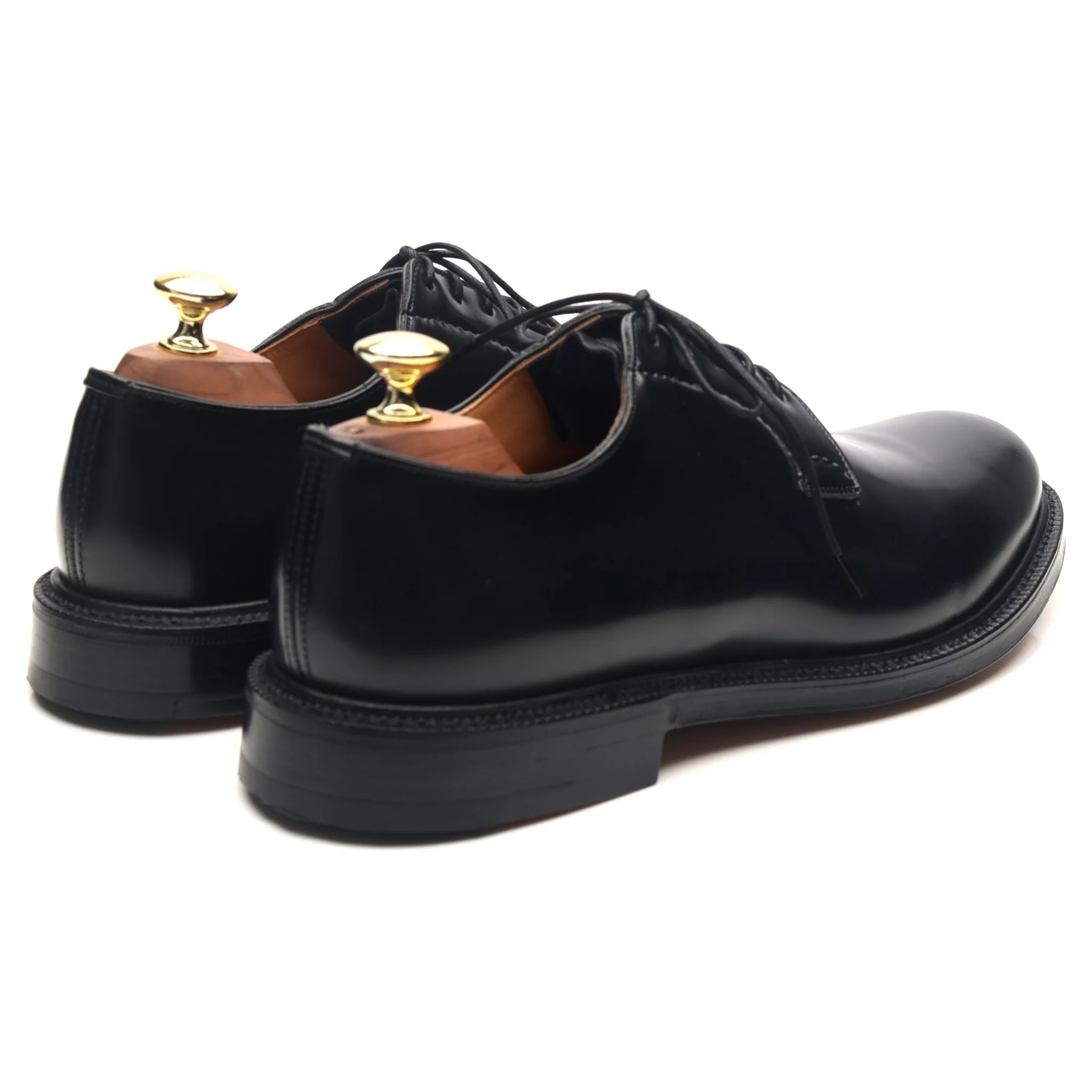 'Shannon' Black Leather Derby UK 8 F - Image 5
