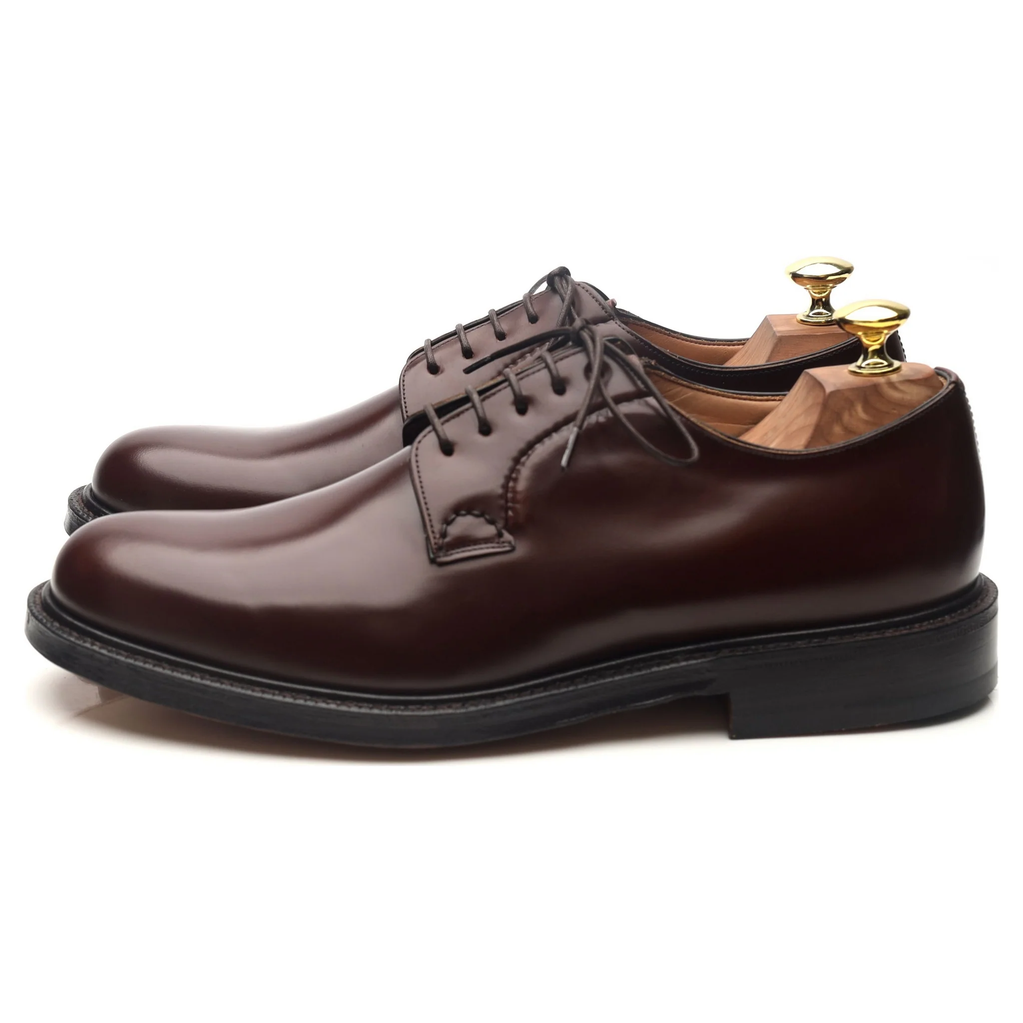 'Shannon' Brown Leather Derby UK 8 F - Image 2