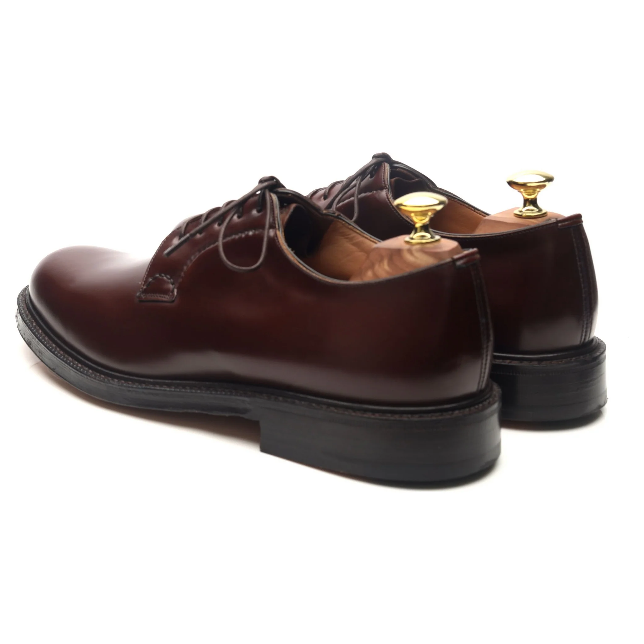 'Shannon' Brown Leather Derby UK 8 F - Image 3