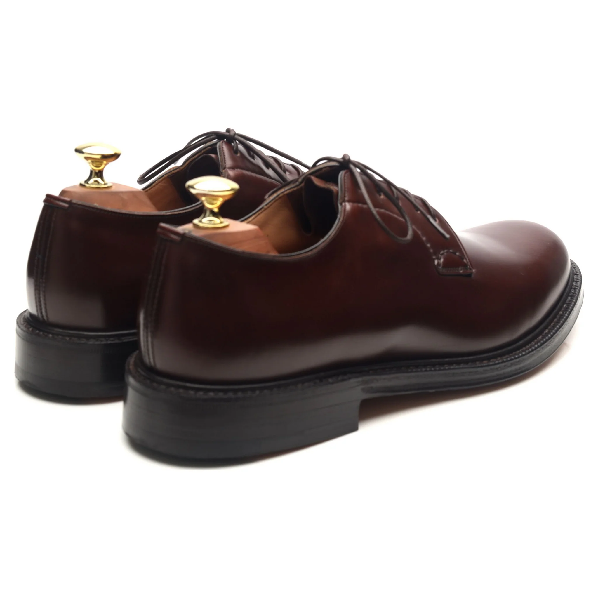 'Shannon' Brown Leather Derby UK 8 F - Image 5