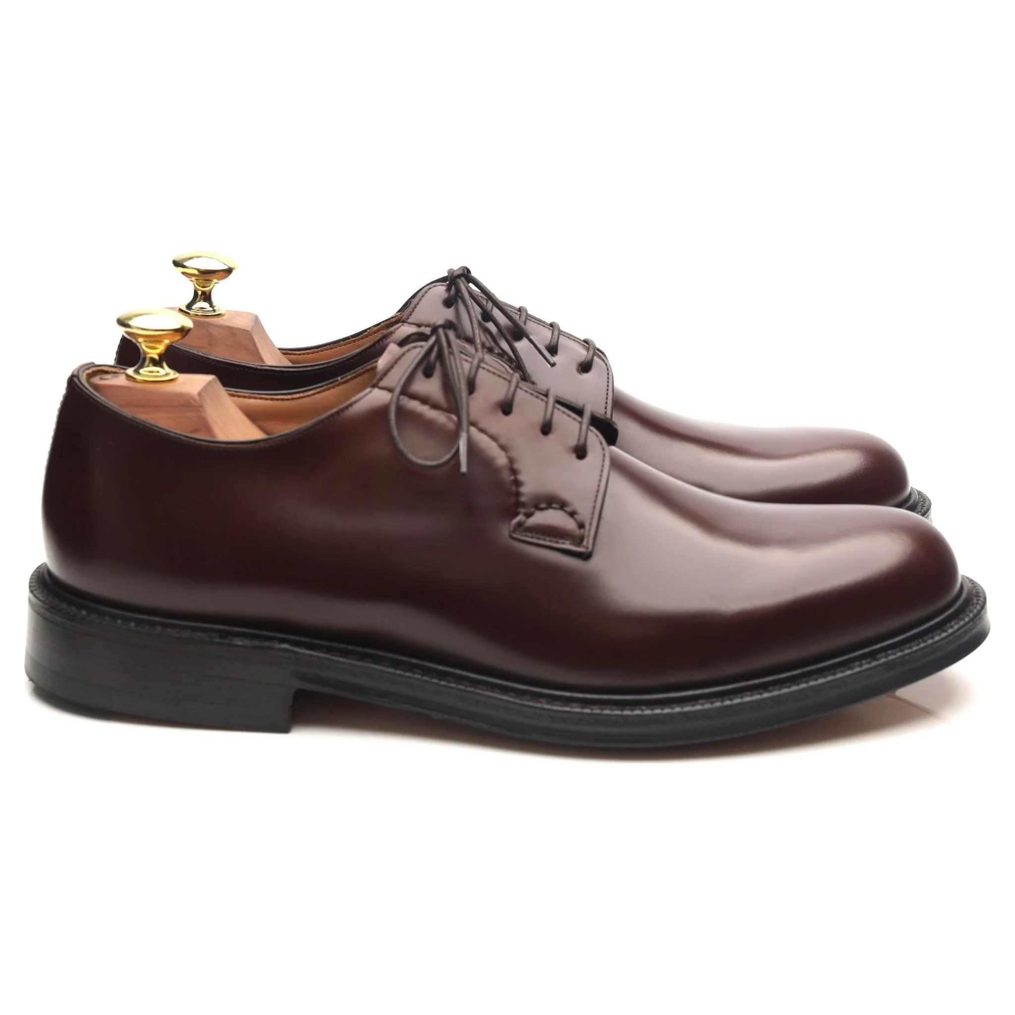 'Shannon' Brown Leather Derby UK 8 F - Image 6