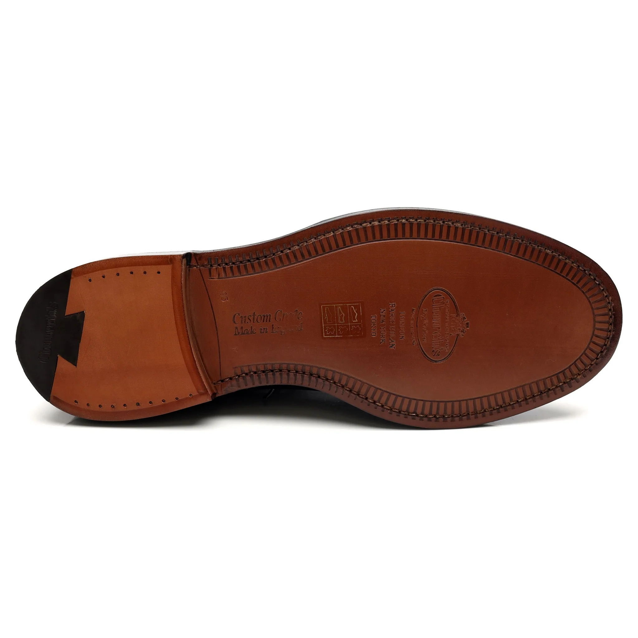 'Shannon' Burgundy Cordovan Leather Derby UK 9.5 F - Image 11