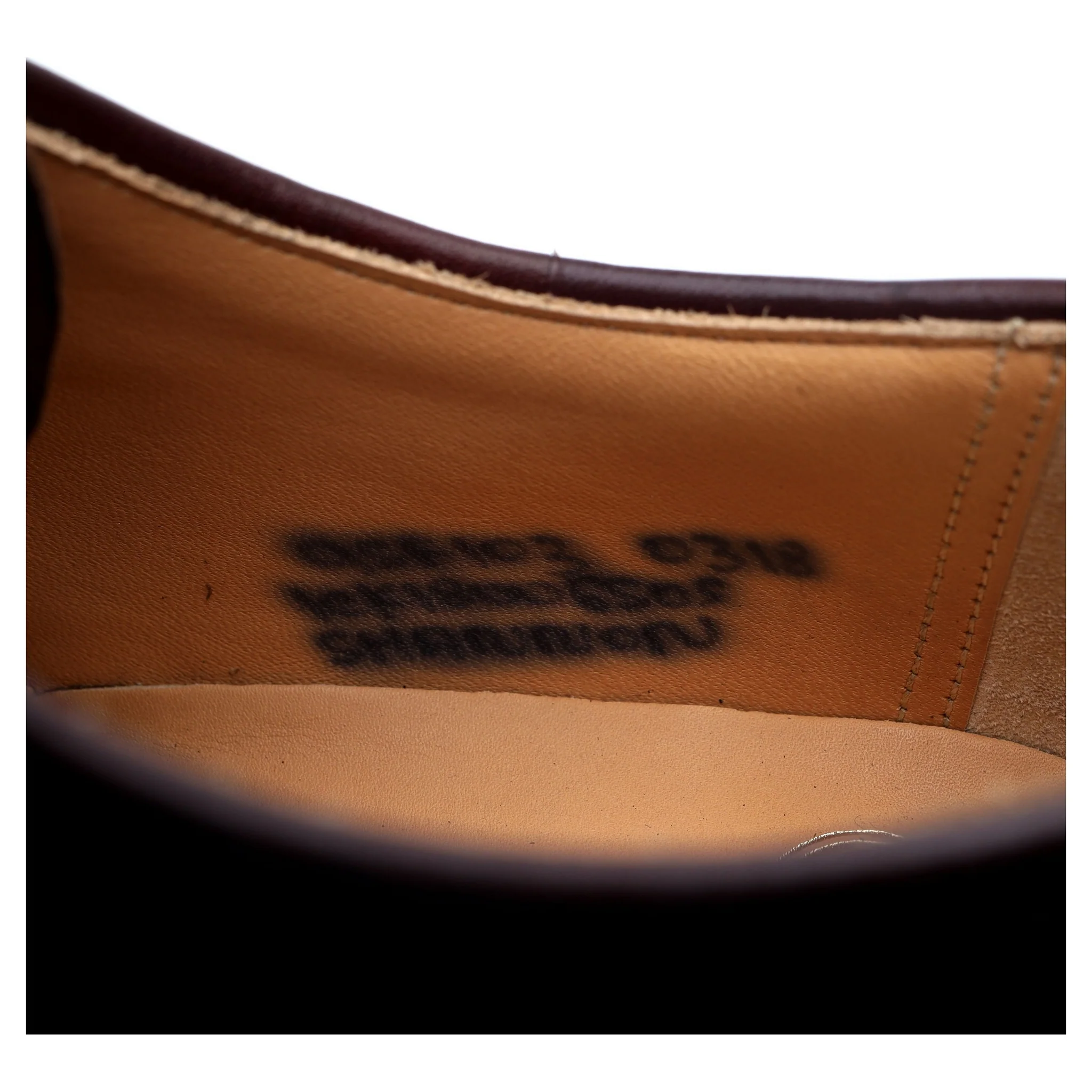 'Shannon' Burgundy Cordovan Leather Derby UK 9.5 F - Image 13