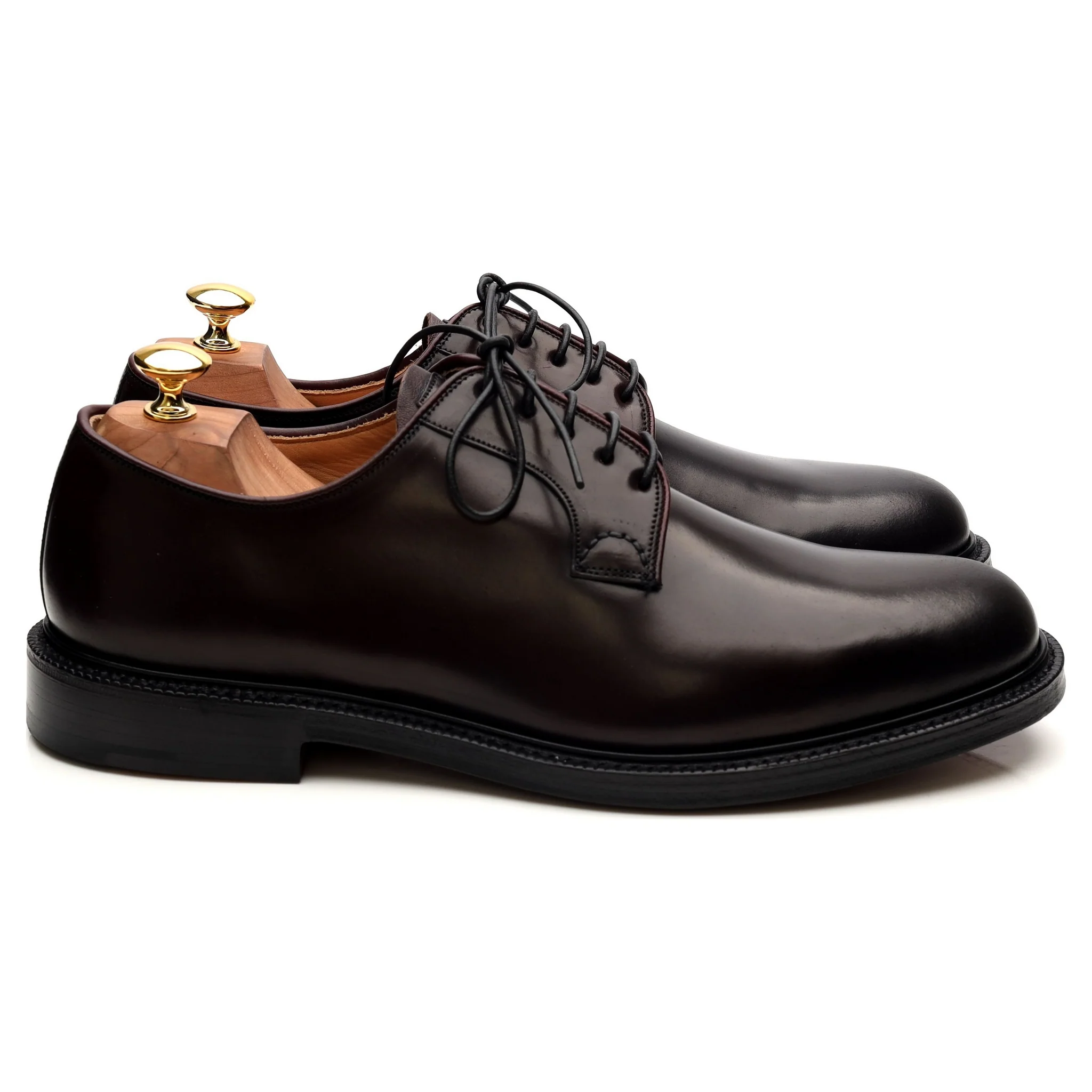 'Shannon' Burgundy Cordovan Leather Derby UK 9.5 F - Image 6