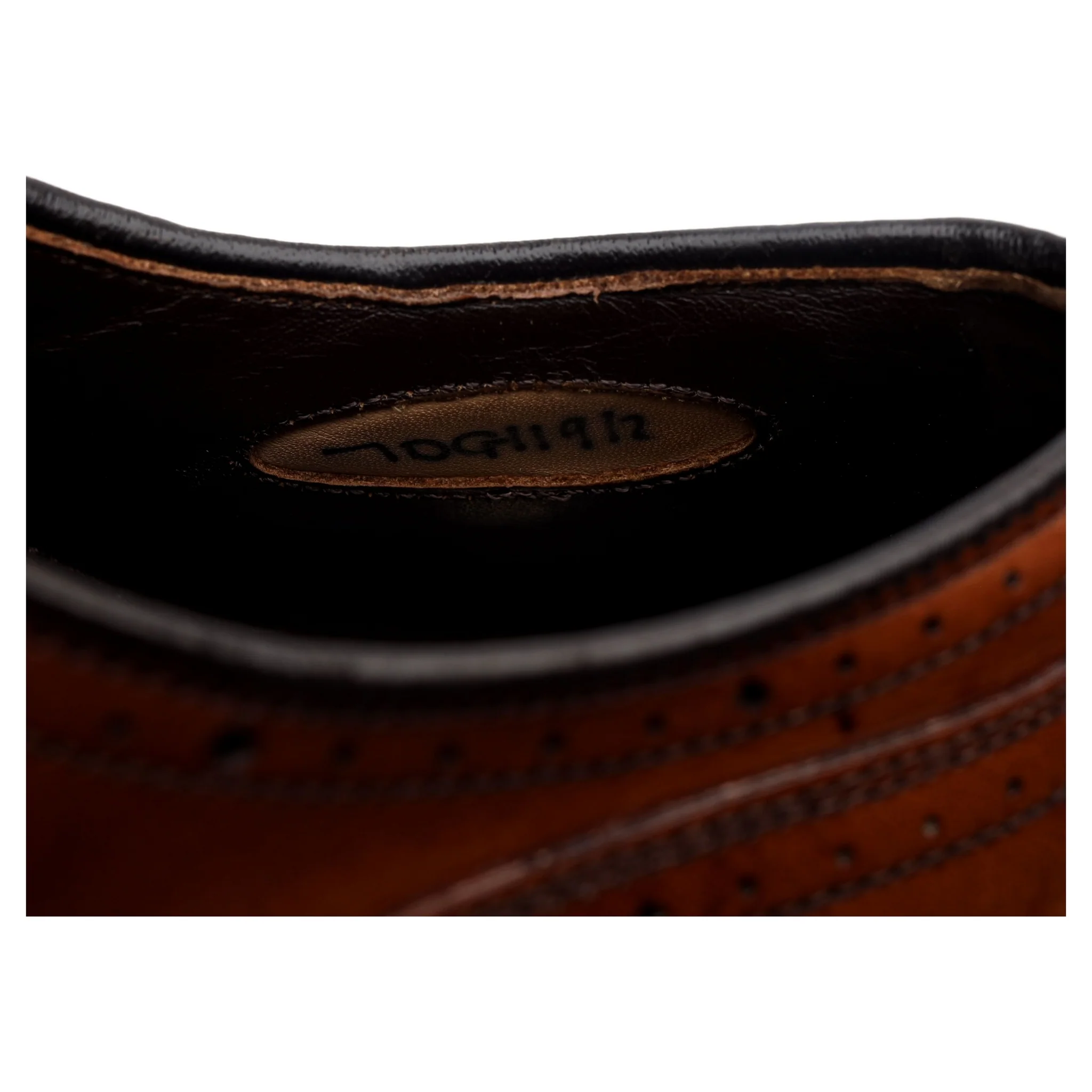 'Tenby' Brown Leather Oxford Semi Brogues UK 7 G - Image 13