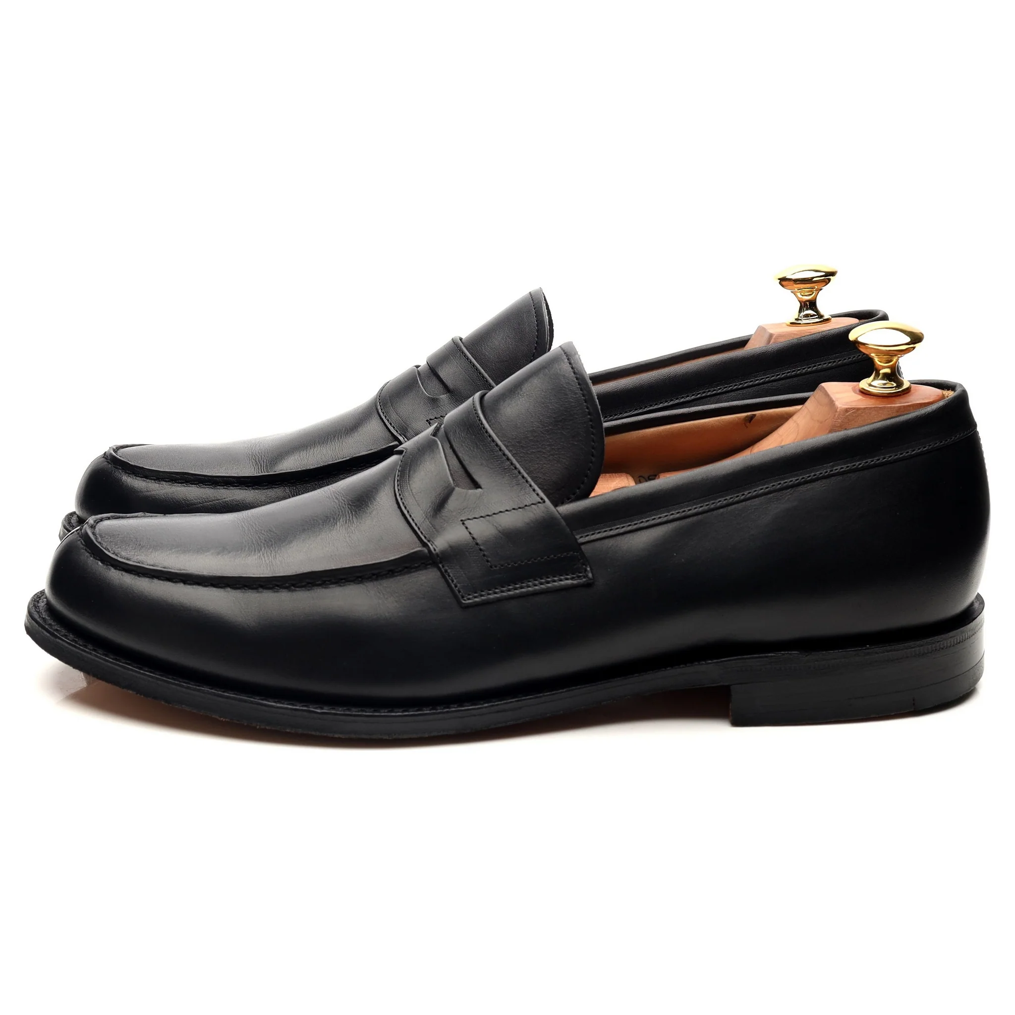 'Wesley' Brown Leather Loafers UK 10.5 F - Image 2