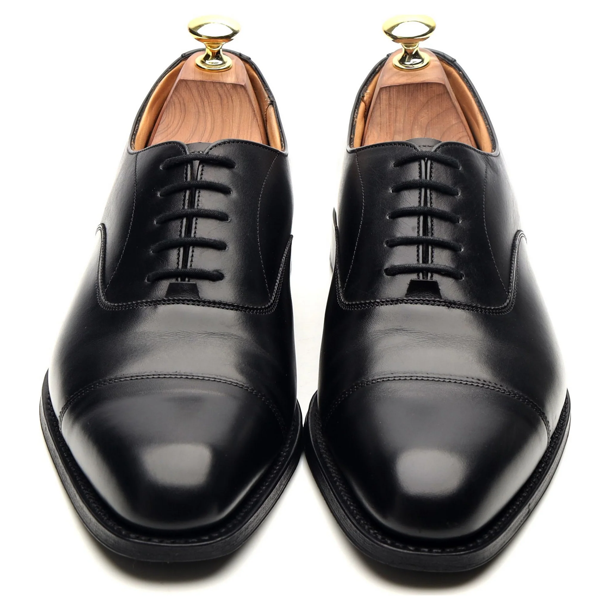 'Westerham' Black Leather Oxford UK 7 F - Image 9