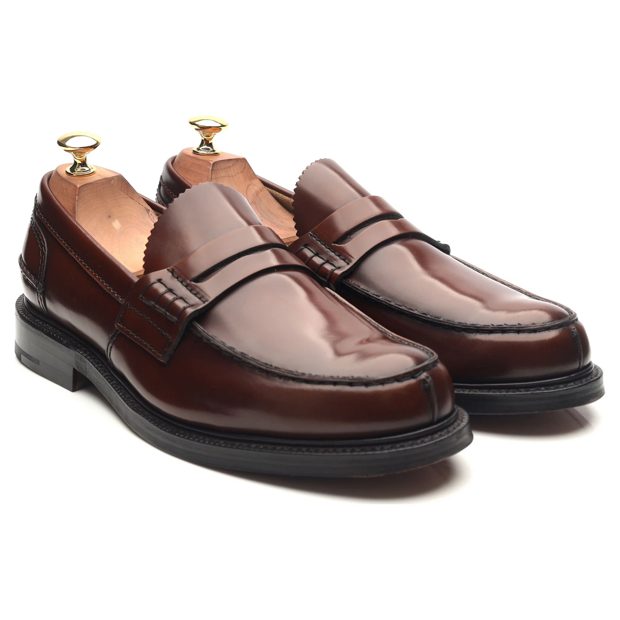 'Willenhall' Brown Leather Loafers UK 9 G - Image 7