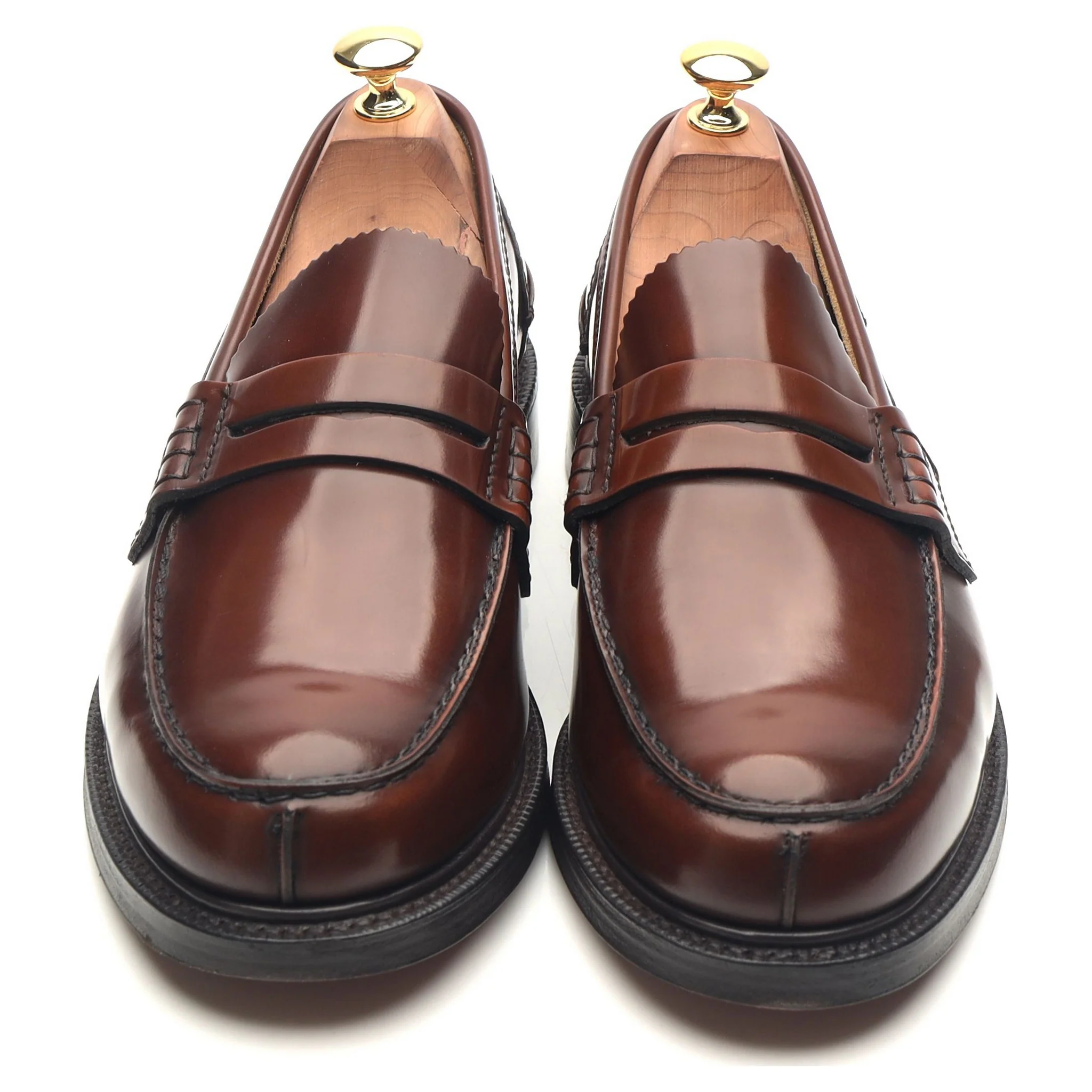 'Willenhall' Brown Leather Loafers UK 9 G - Image 9