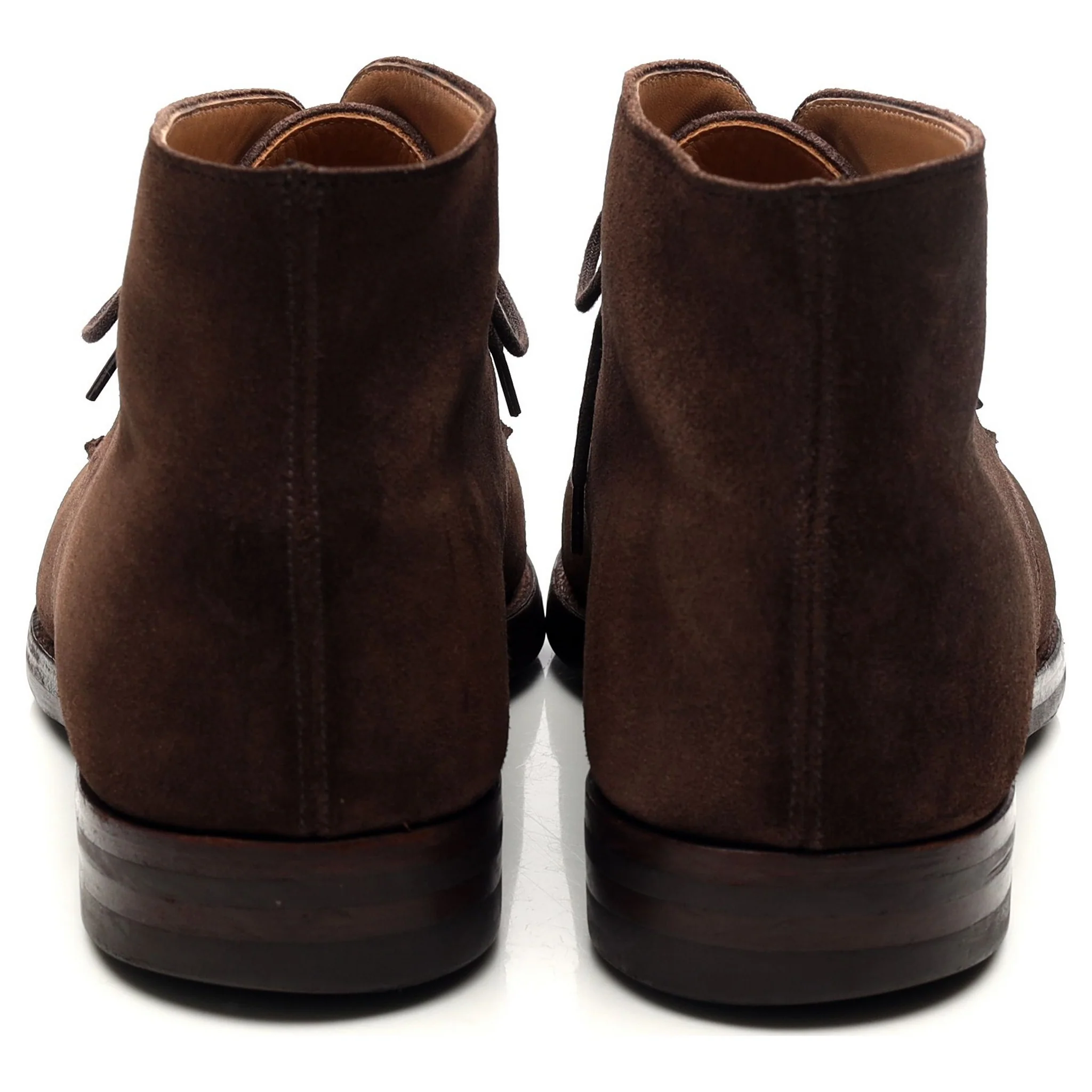 'Tetbury' Dark Brown Suede Chukka Boots UK 10 E - Image 4