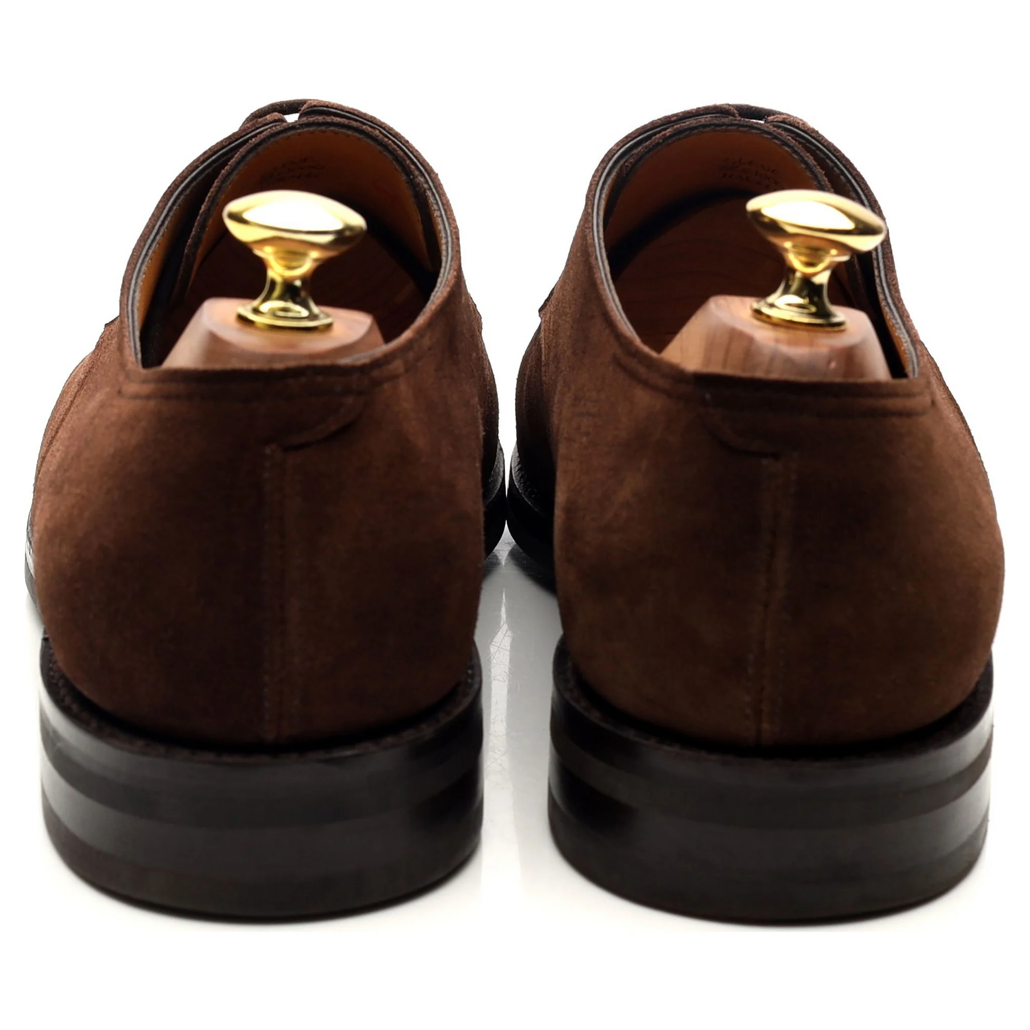 'Cleve' Dark Brown Suede Derby UK 8.5 E - Image 4