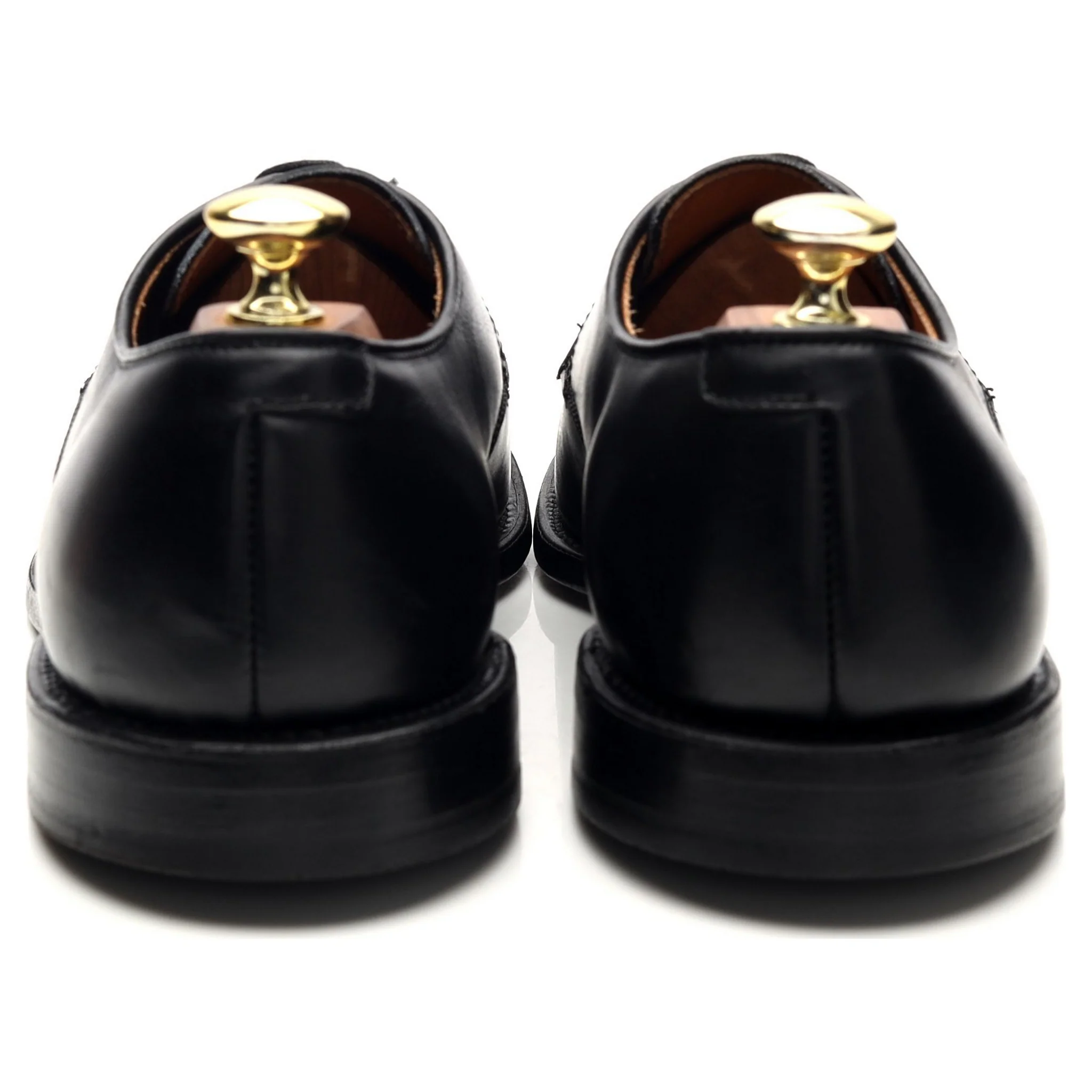 'Clifton' Black Leather Derby UK 7 US 8 EEE - Image 4