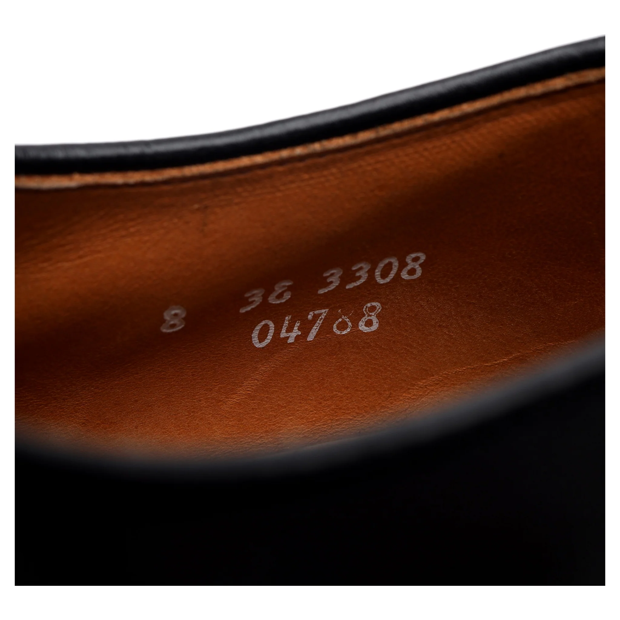 'Clifton' Black Leather Derby UK 7 US 8 EEE - Image 7