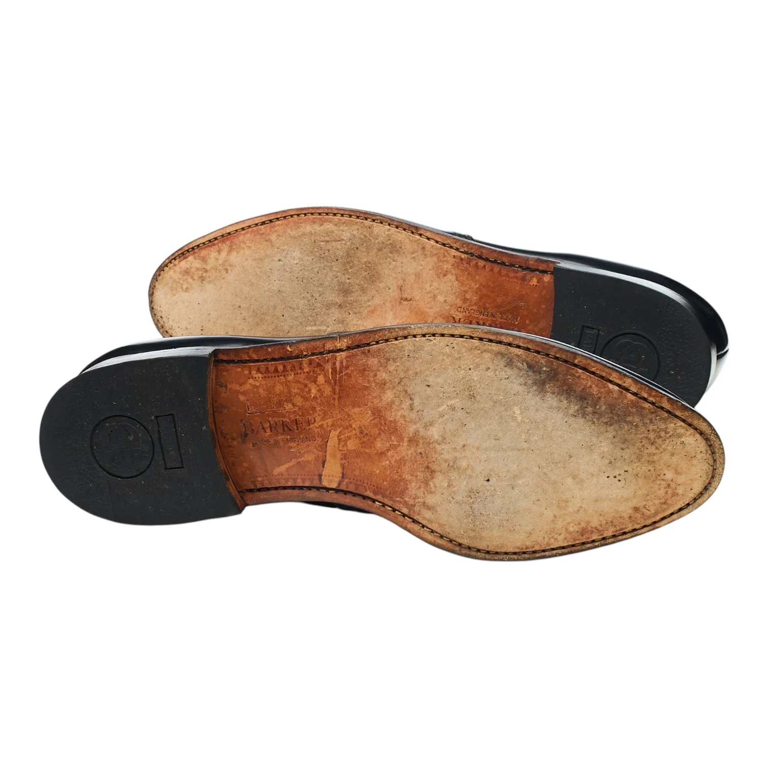 'Clive' Black Leather Tassel Loafers UK 12 F - Image 5