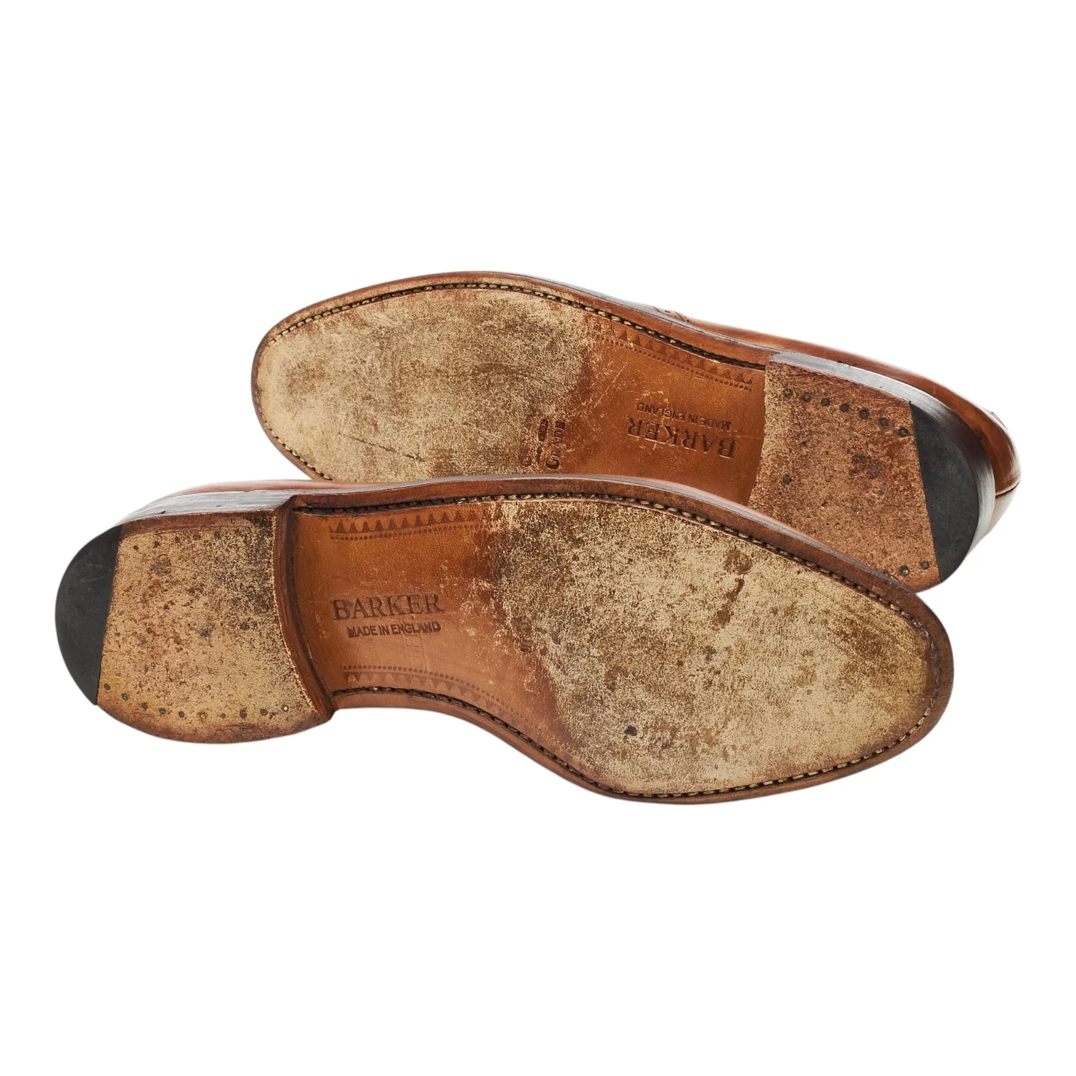'Clive' Tan Brown Leather Tassel Loafers UK 6.5 F - Image 5