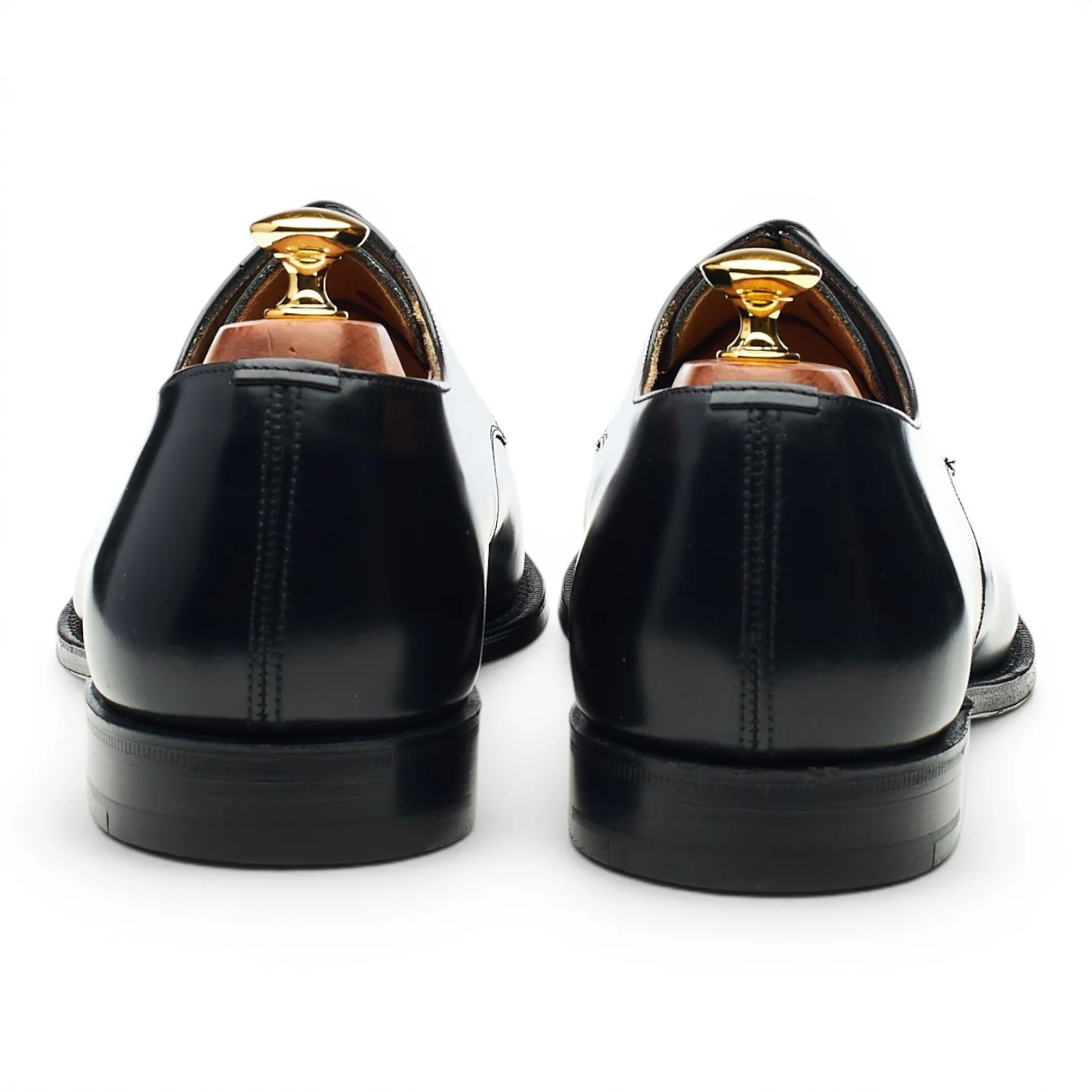 'Clyde' Black Leather Derby UK 10.5 G - Image 4