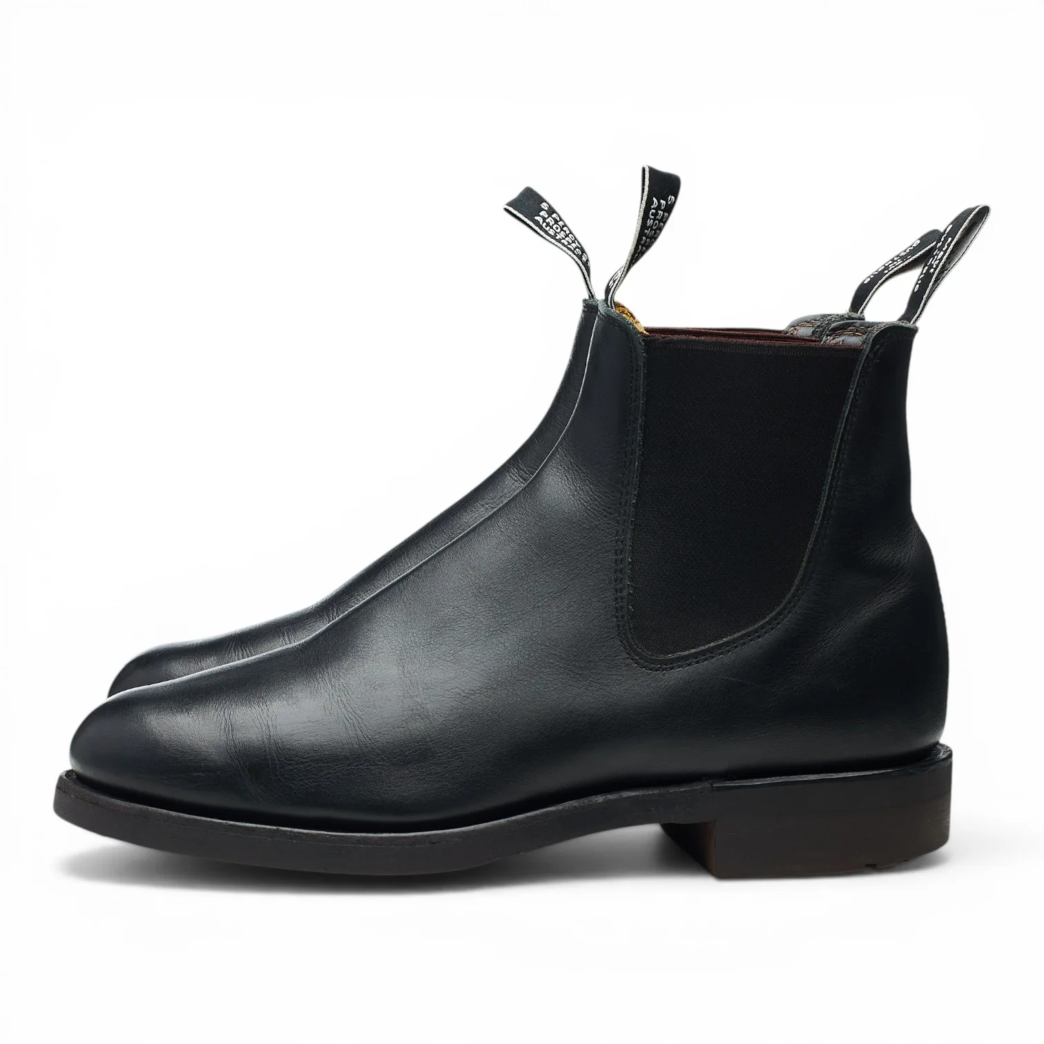 'Comfort Turnout' Black Leather Chelsea Boots UK 7.5 G - Image 3